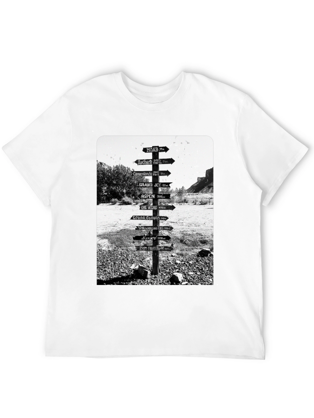 Road Sign Travel T-Shirt