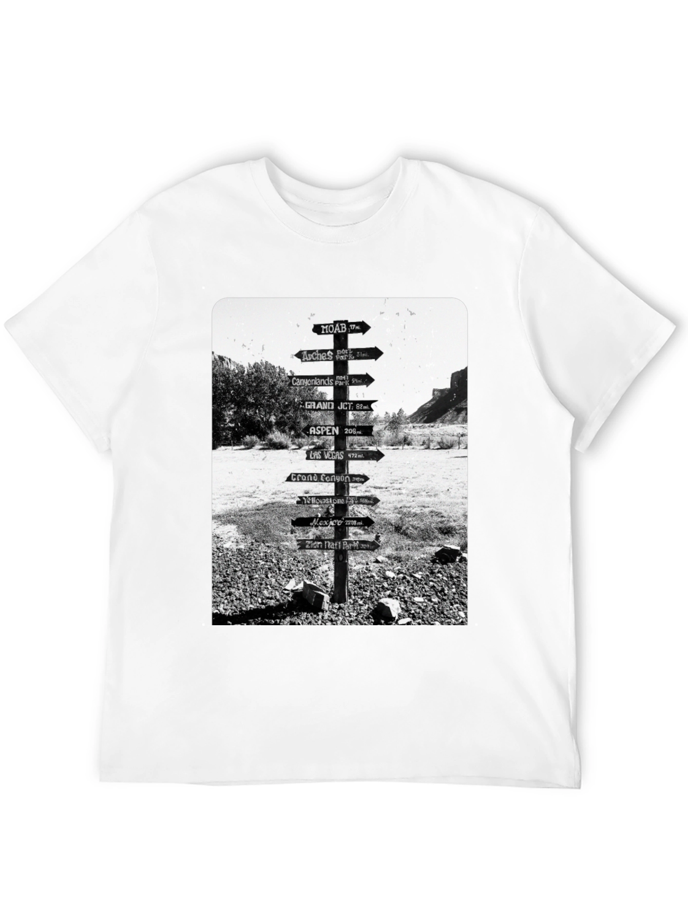 Road Sign Travel T-Shirt