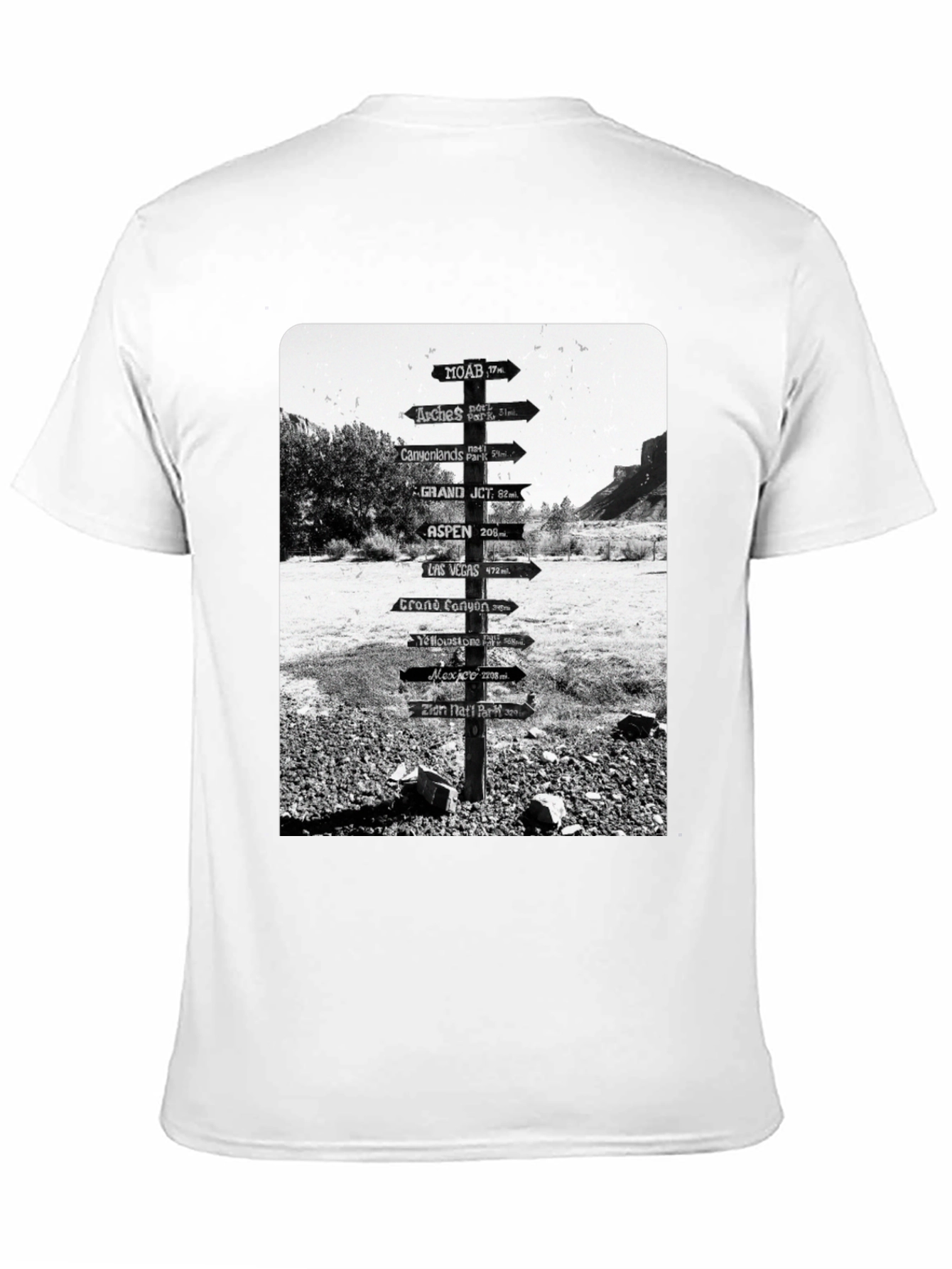 Road Sign Travel T-Shirt