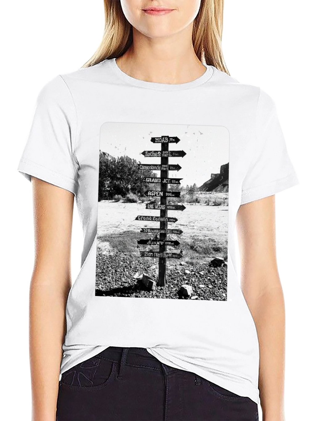 Road Sign Travel T-Shirt