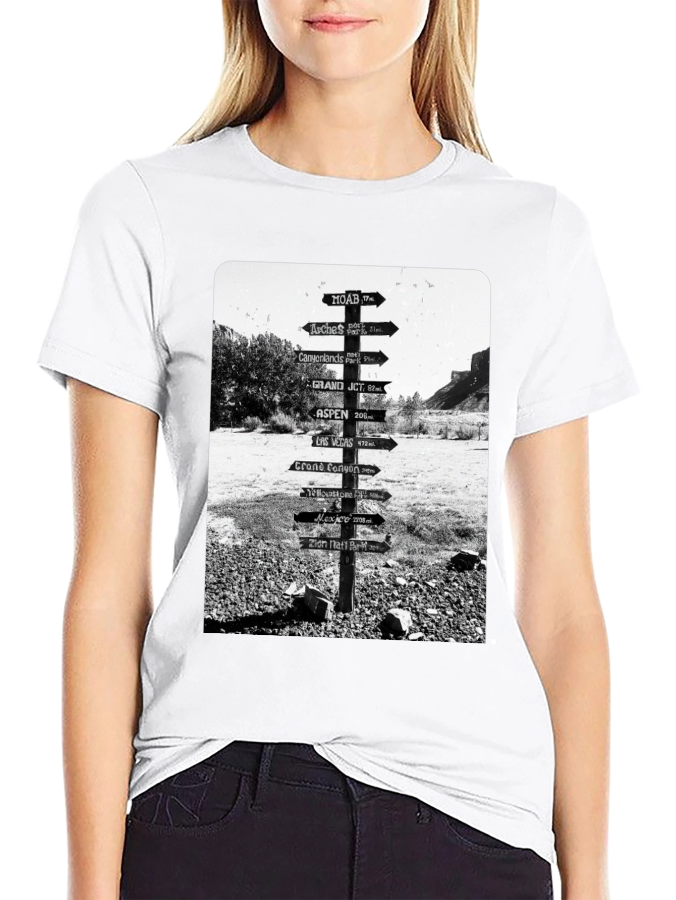 Road Sign Travel T-Shirt