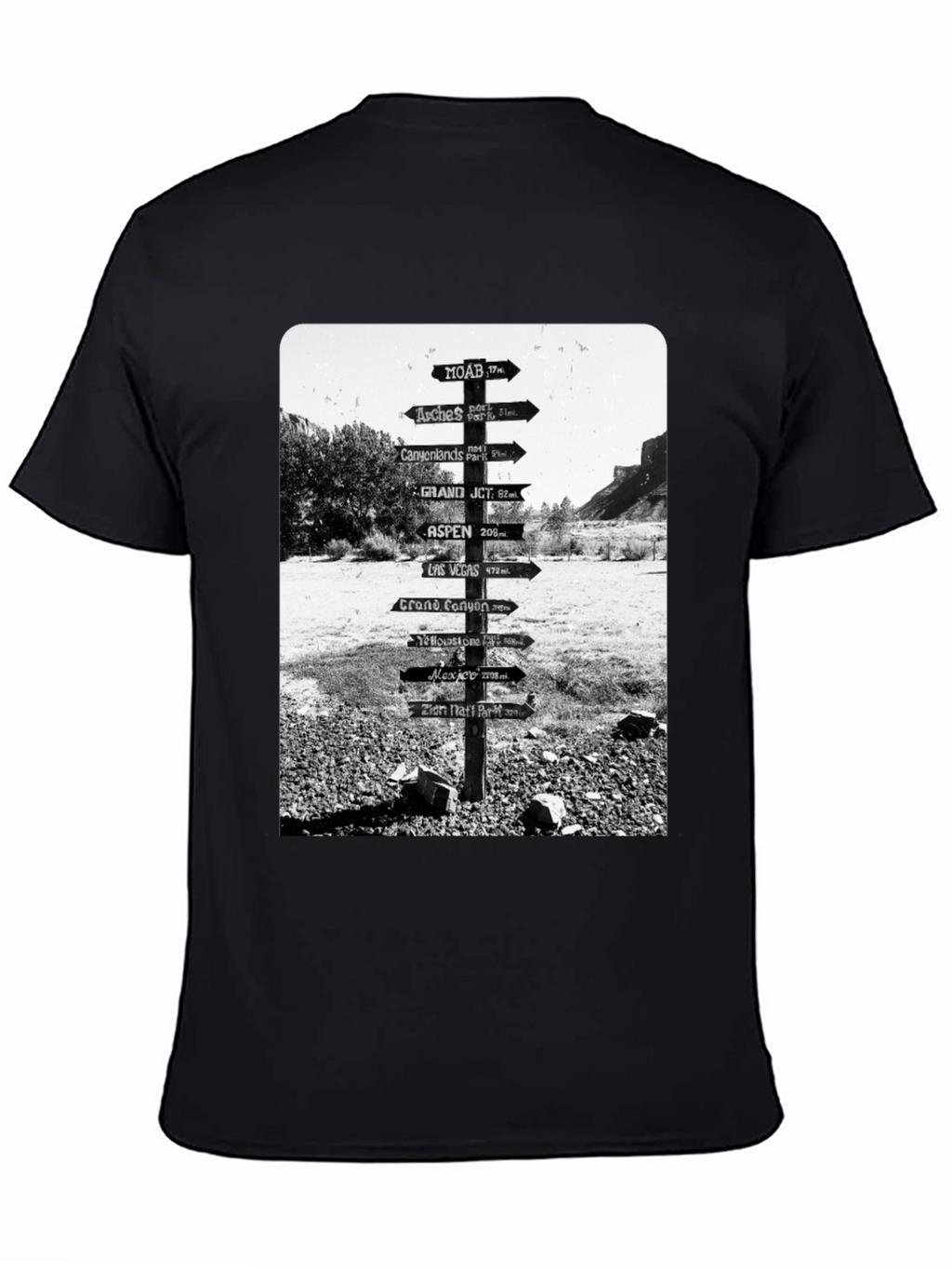 Road Sign Travel T-Shirt