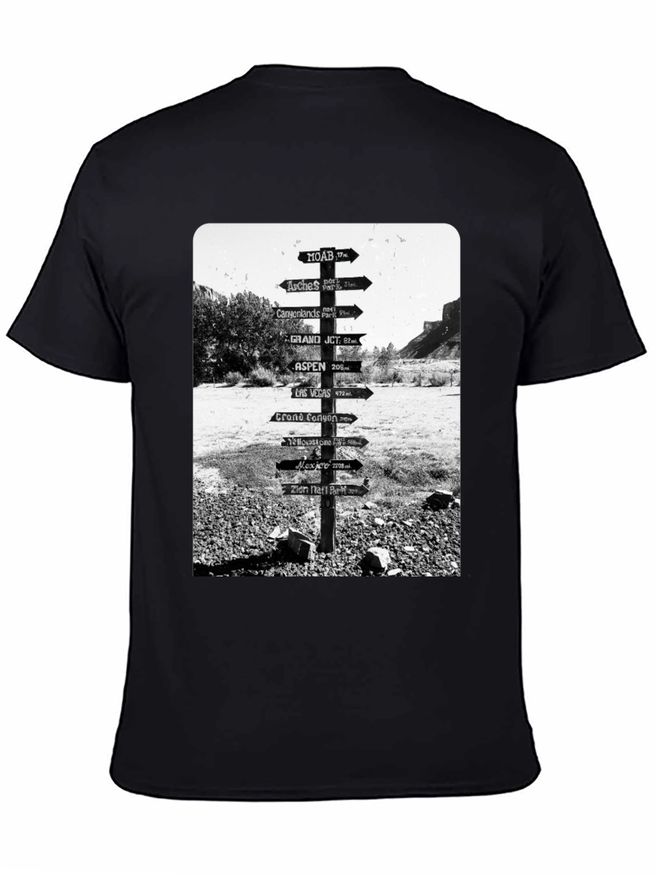 Road Sign Travel T-Shirt