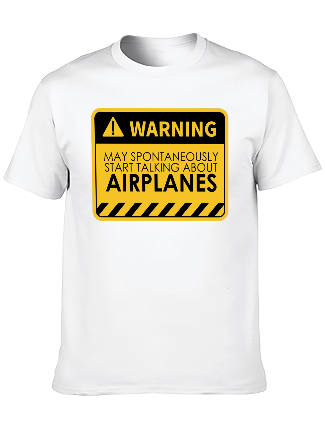 Warning May Spontaneously Talk About Airplanes T-Shirt