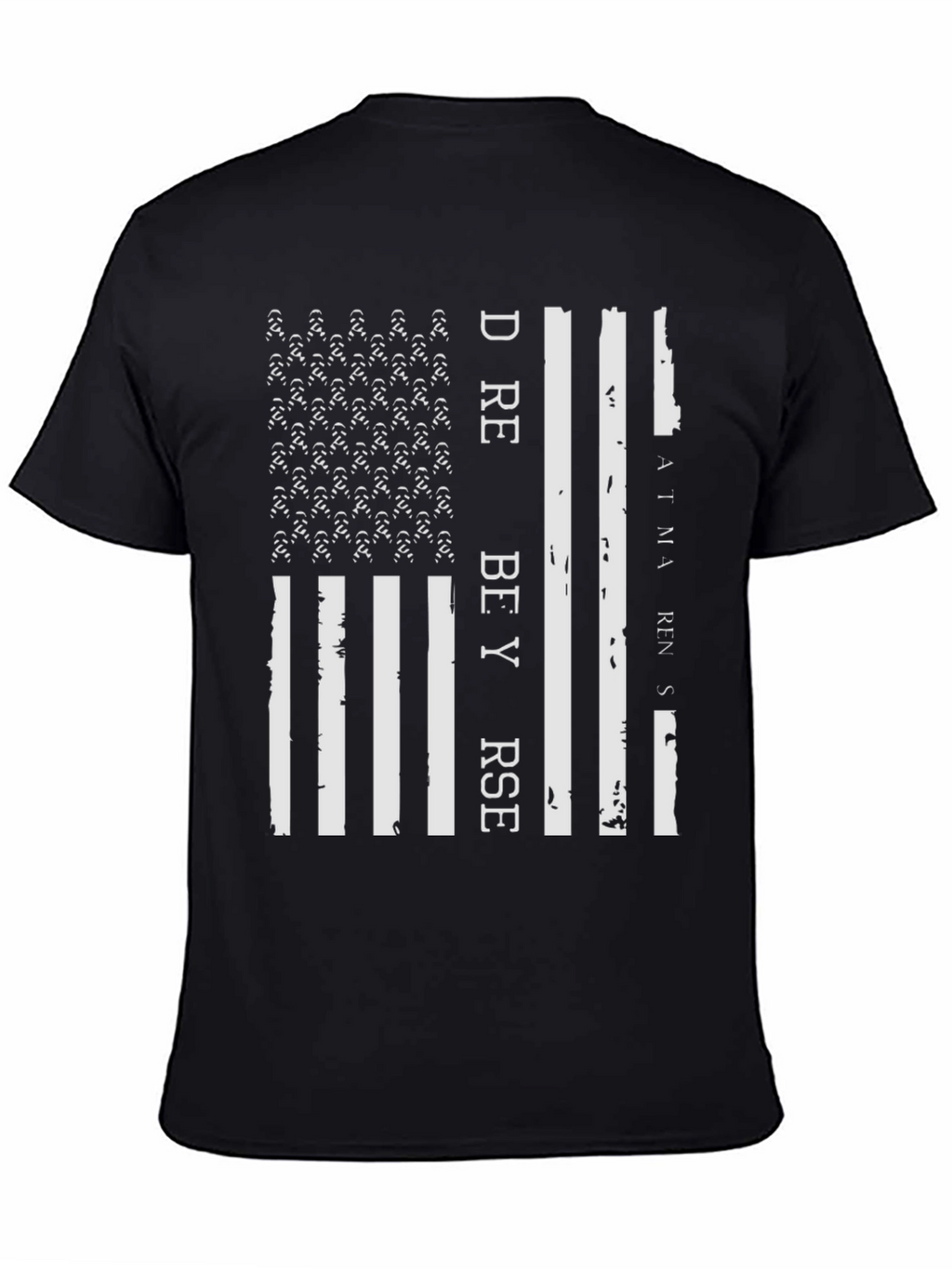 Dare to be Yourself Mens Graphic T-Shirt - Black