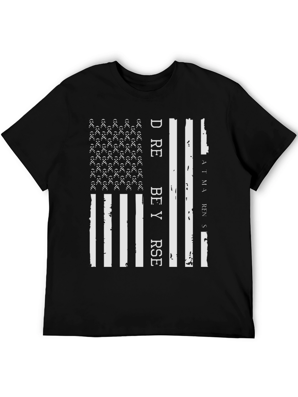 Dare to be Yourself Mens Graphic T-Shirt - Black