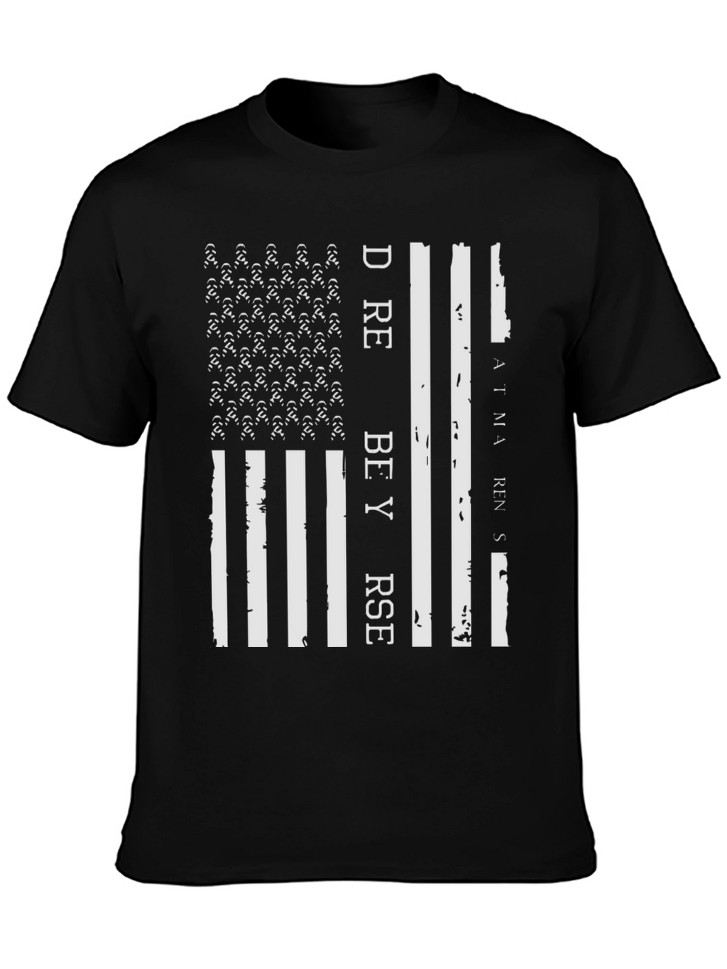 Dare to be Yourself Mens Graphic T-Shirt - Black