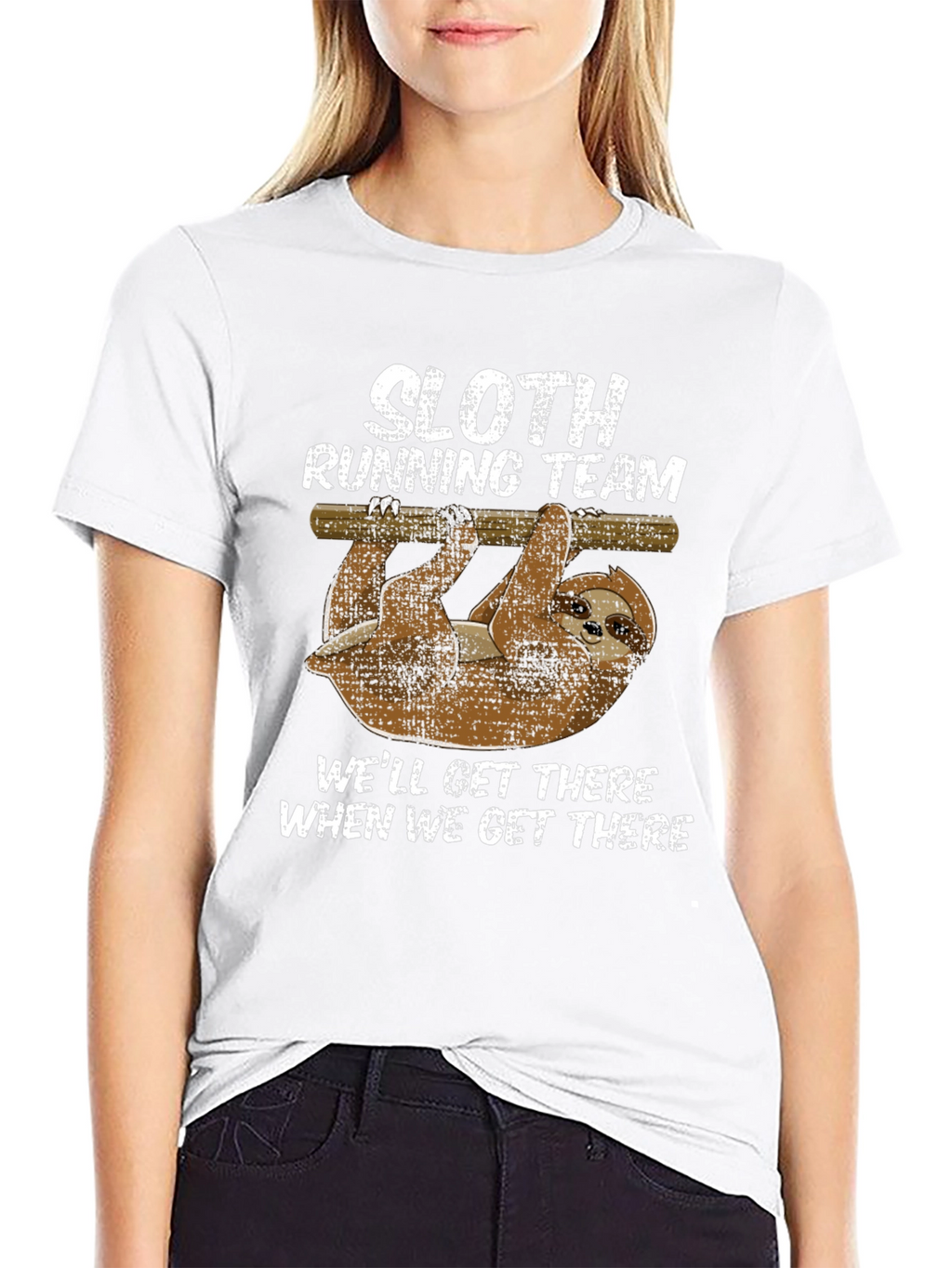 Sloth Running Team Graphic T-Shirt