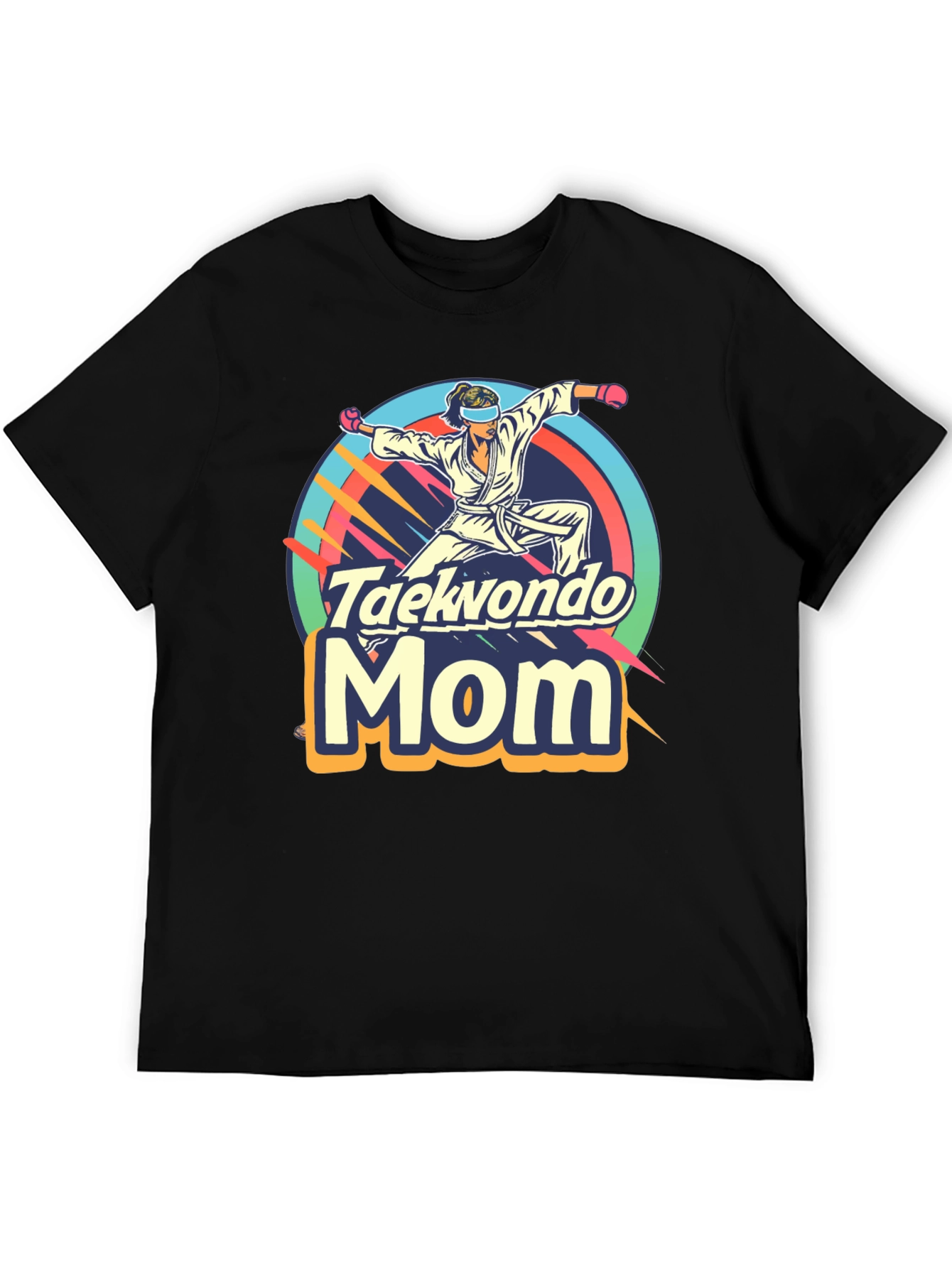 Taekwondo Mom Graphic Tee - Martial Arts Gift
