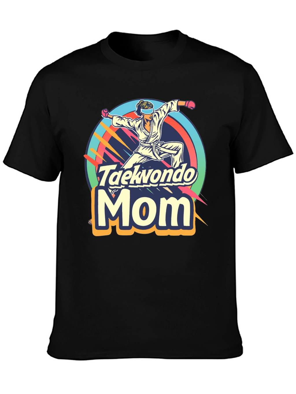 Taekwondo Mom Graphic Tee - Martial Arts Gift
