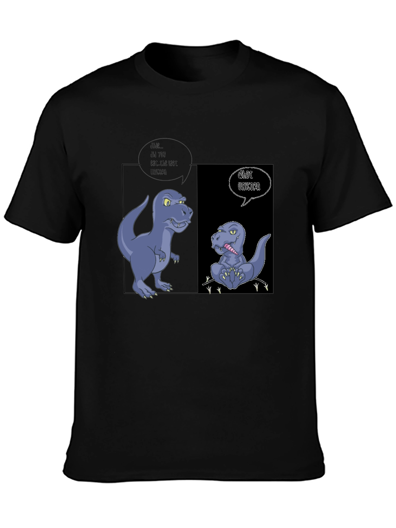 Dinosaur Humor Graphic Tee - Last Unicorn?