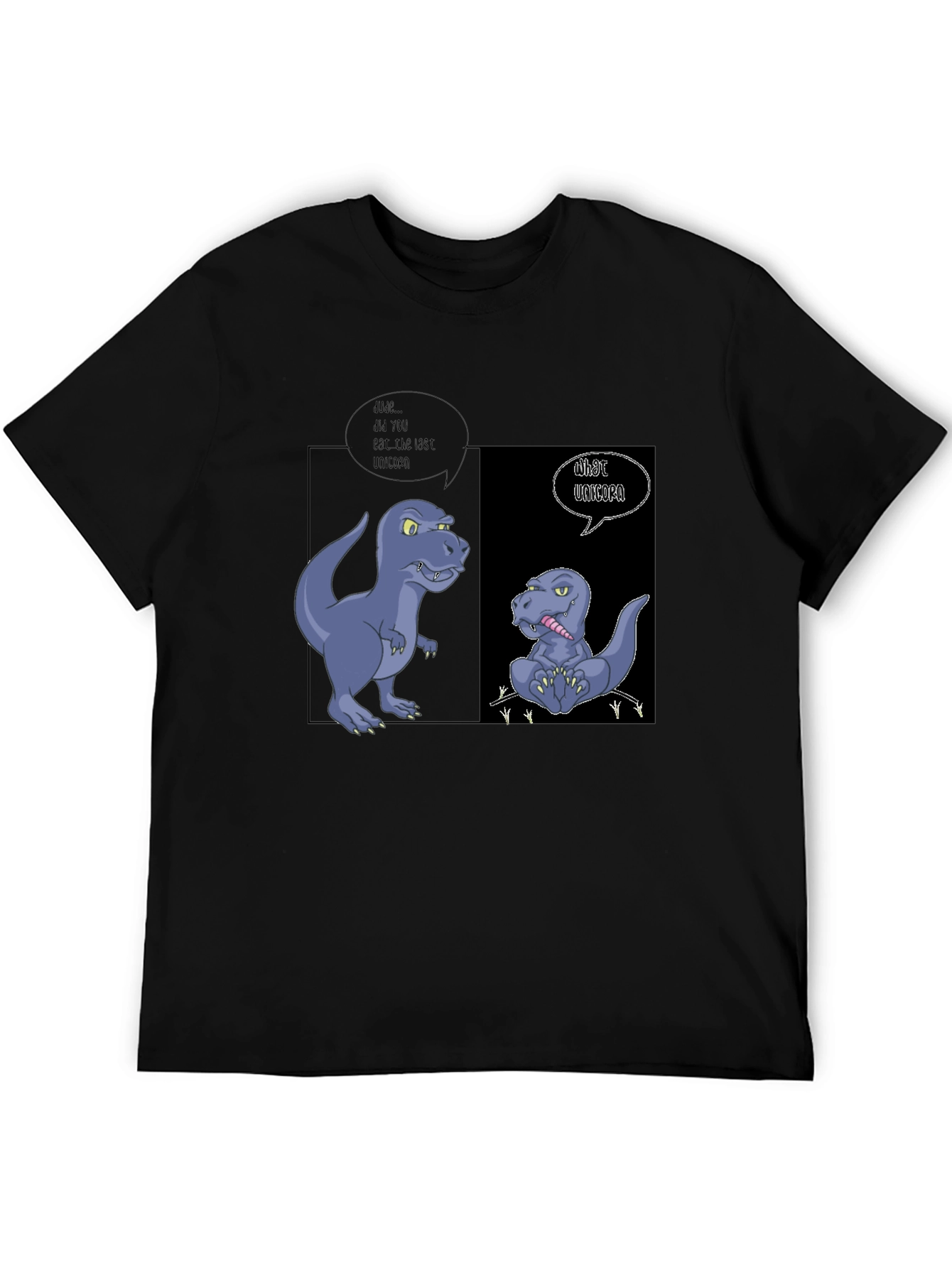Dinosaur Humor Graphic Tee - Last Unicorn?