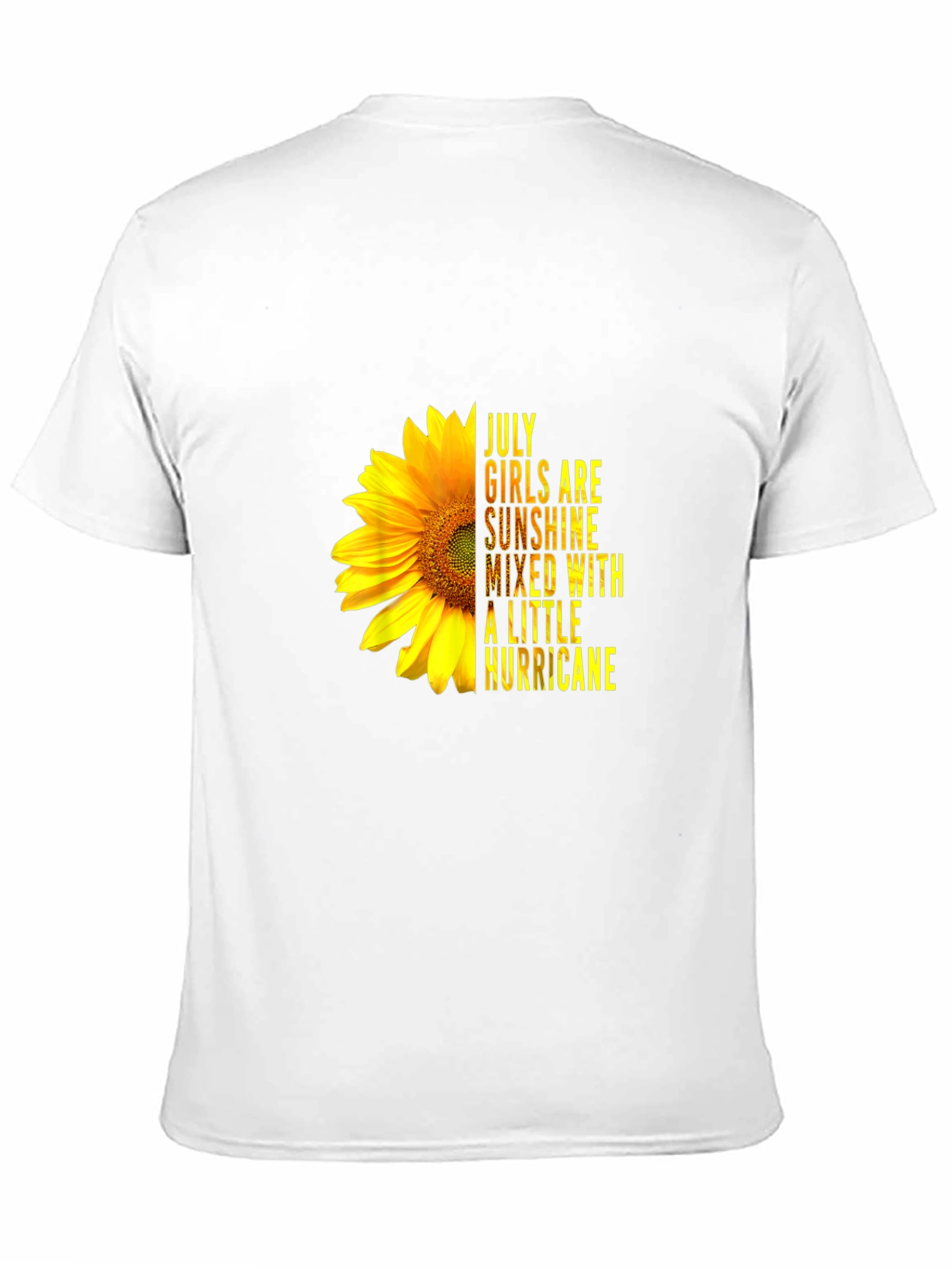 July Girls Sunflower Graphic T-Shirt - Sunshine Hurricane