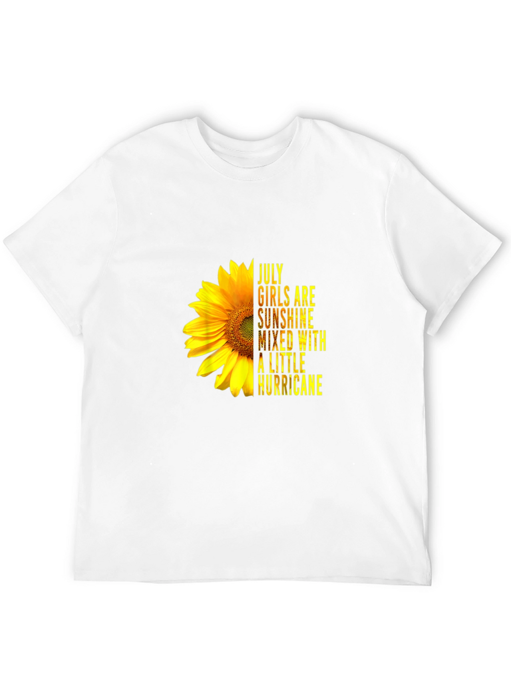 July Girls Sunflower Graphic T-Shirt - Sunshine Hurricane