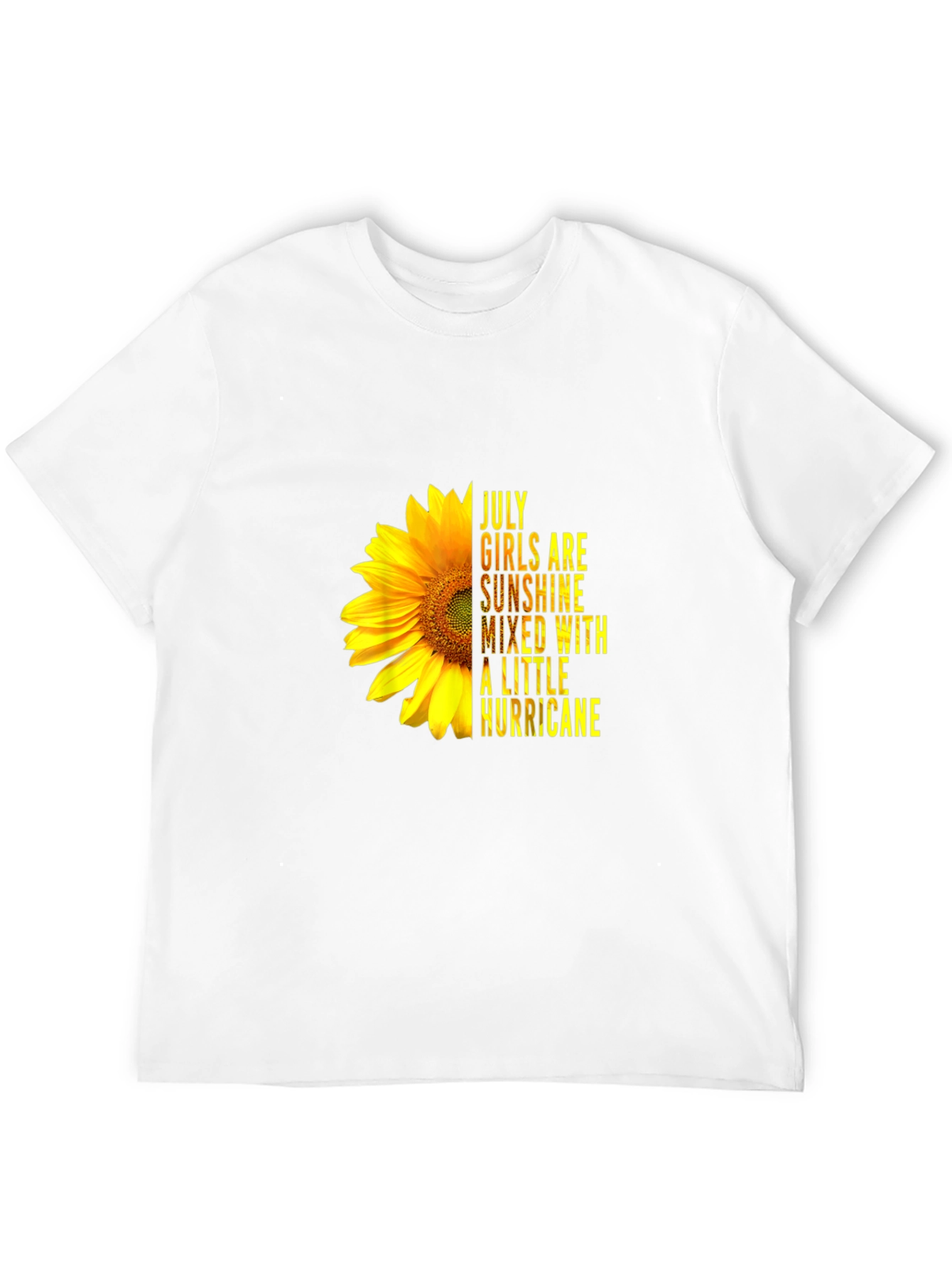 July Girls Sunflower Graphic T-Shirt - Sunshine Hurricane