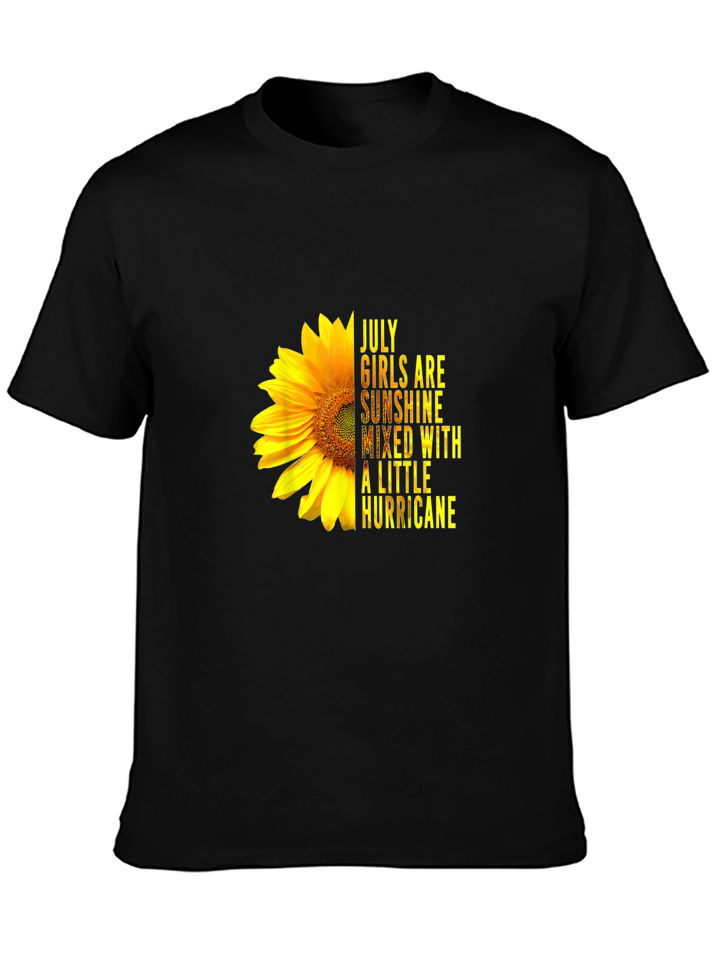 July Girls Sunflower Graphic T-Shirt - Sunshine Hurricane