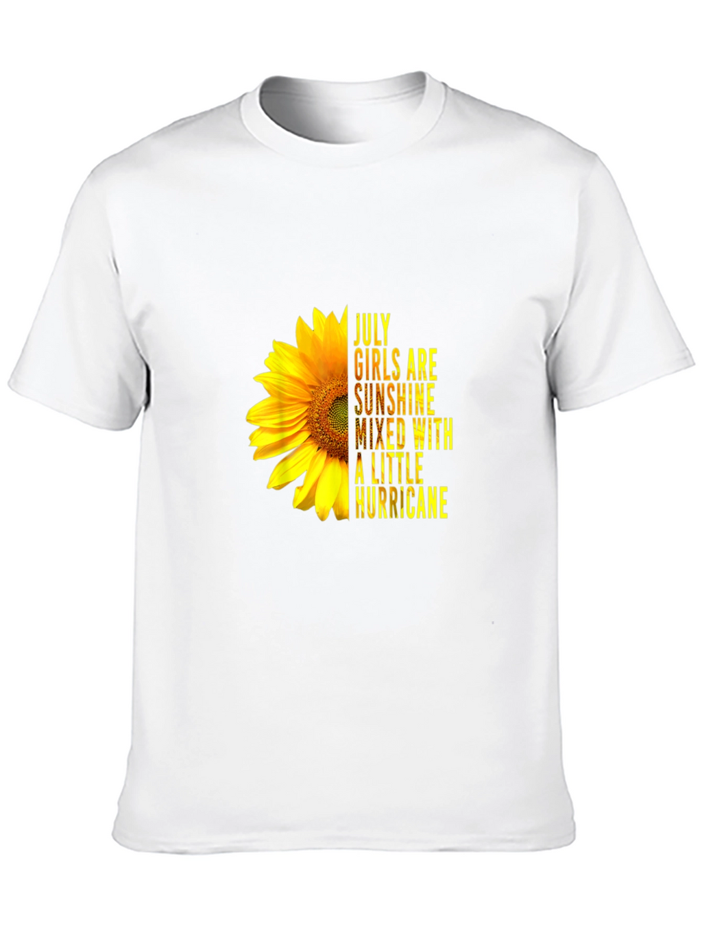 July Girls Sunflower Graphic T-Shirt - Sunshine Hurricane
