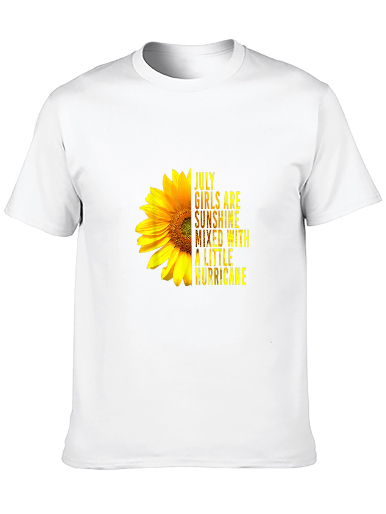 July Girls Sunflower Graphic T-Shirt - Sunshine Hurricane