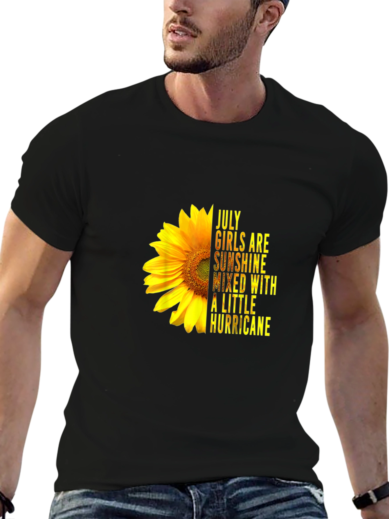 July Girls Sunflower Graphic T-Shirt - Sunshine Hurricane