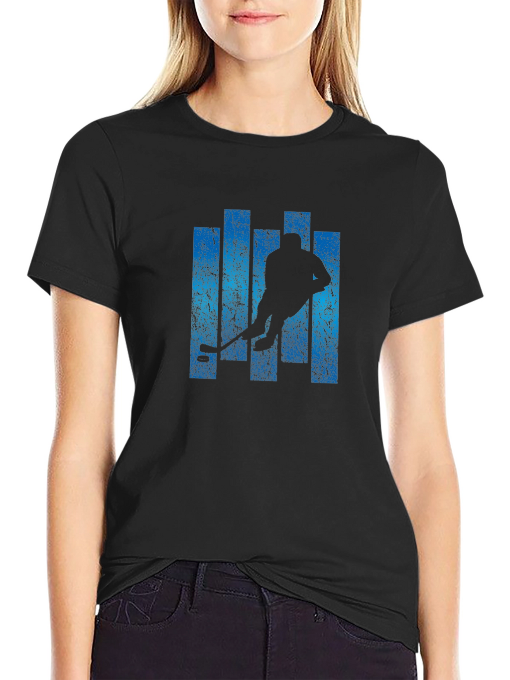 Hockey Player Graphic Tee