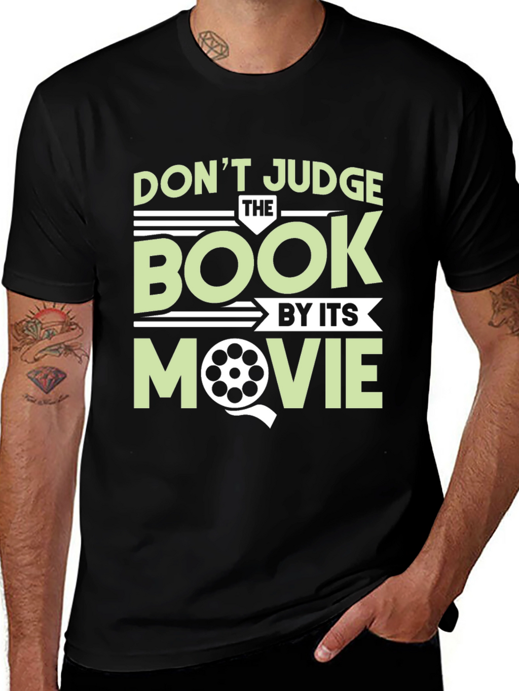 Dont Judge the Book By Its Movie Graphic Tee