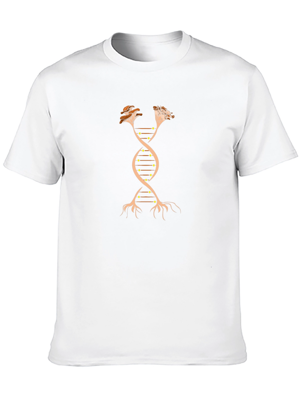 Mushroom DNA Black Graphic Tee