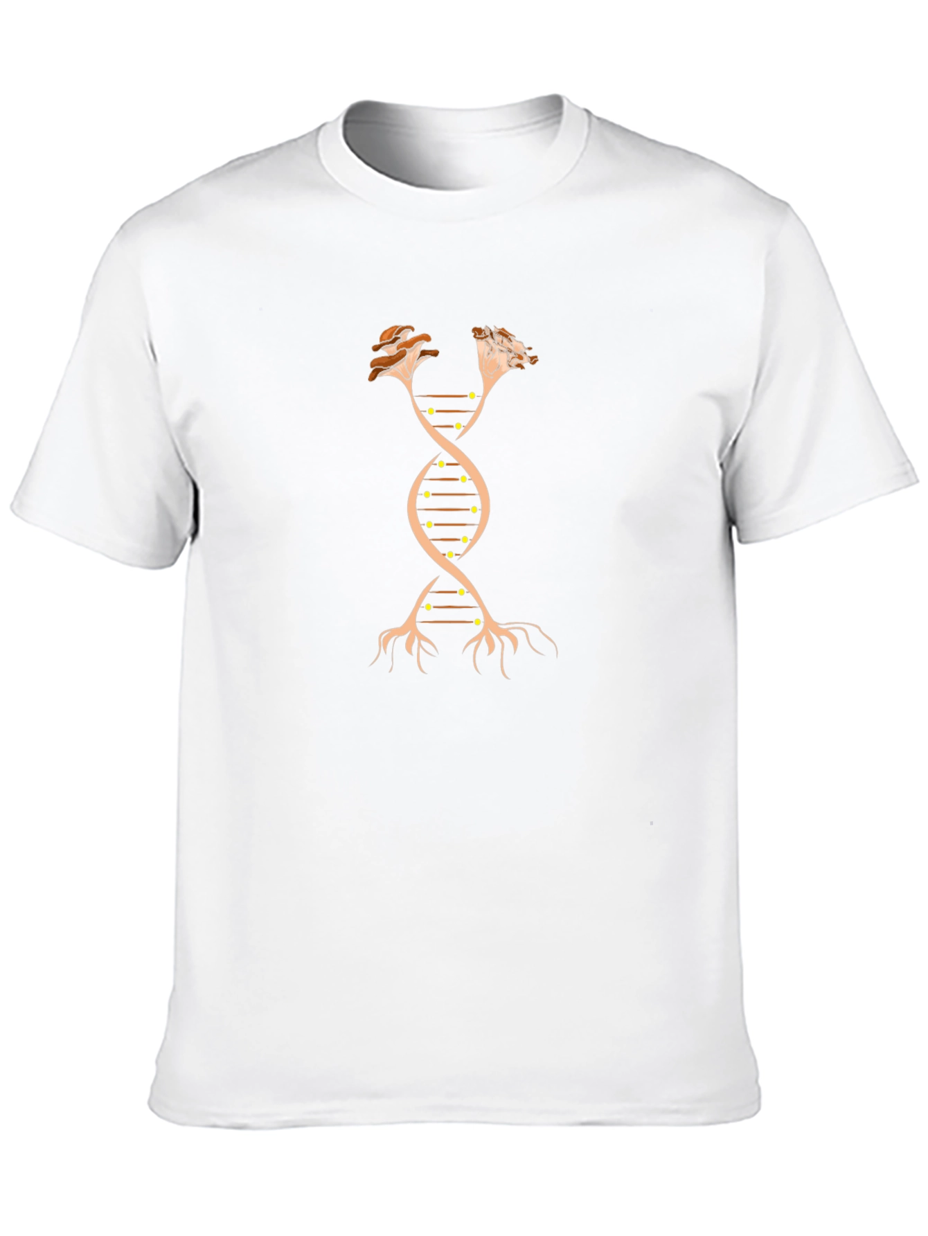 Mushroom DNA Black Graphic Tee