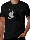 Tribal Elephant Graphic Tee - Unique Design