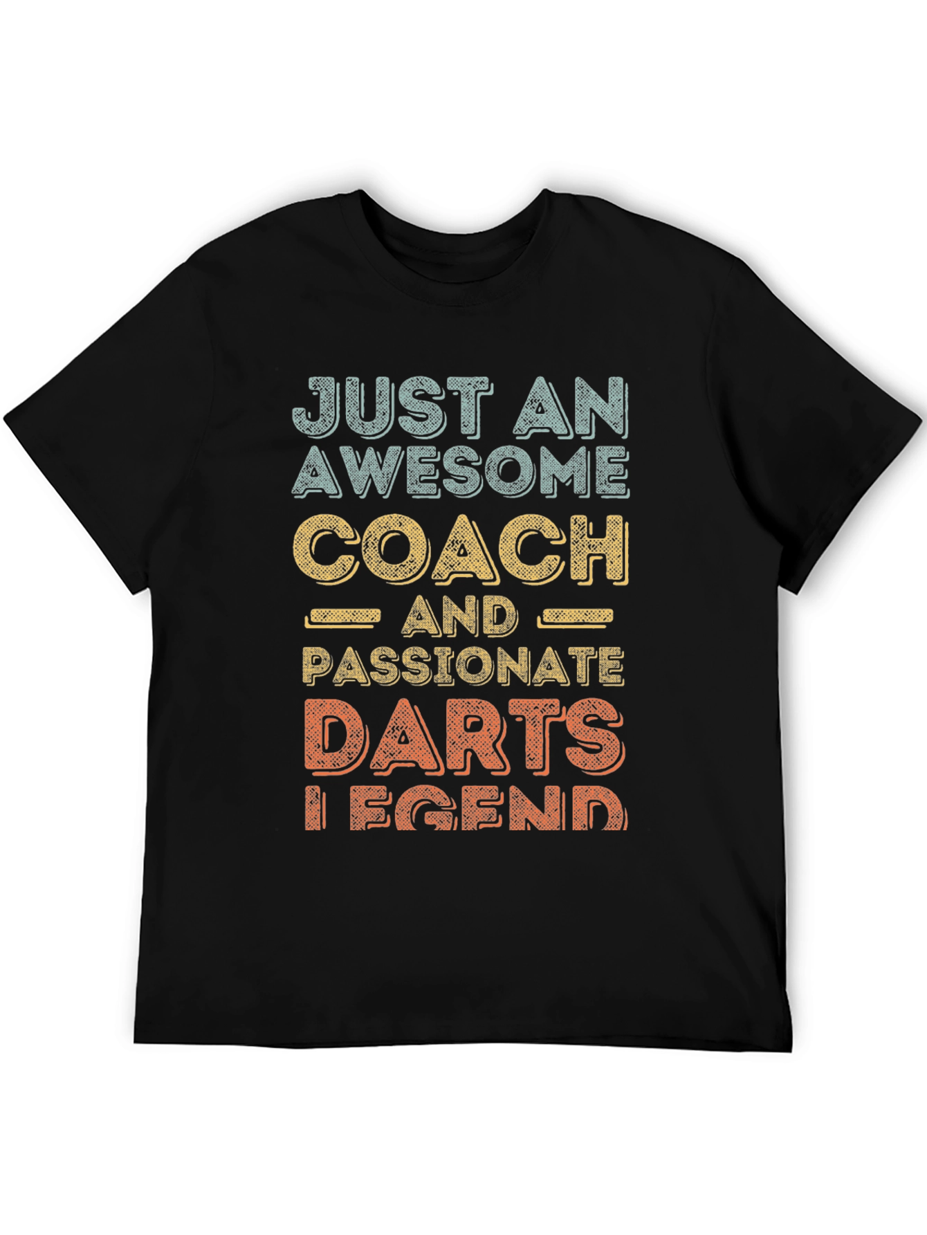 Awesome Darts Coach T-Shirt - Passionate Legend!