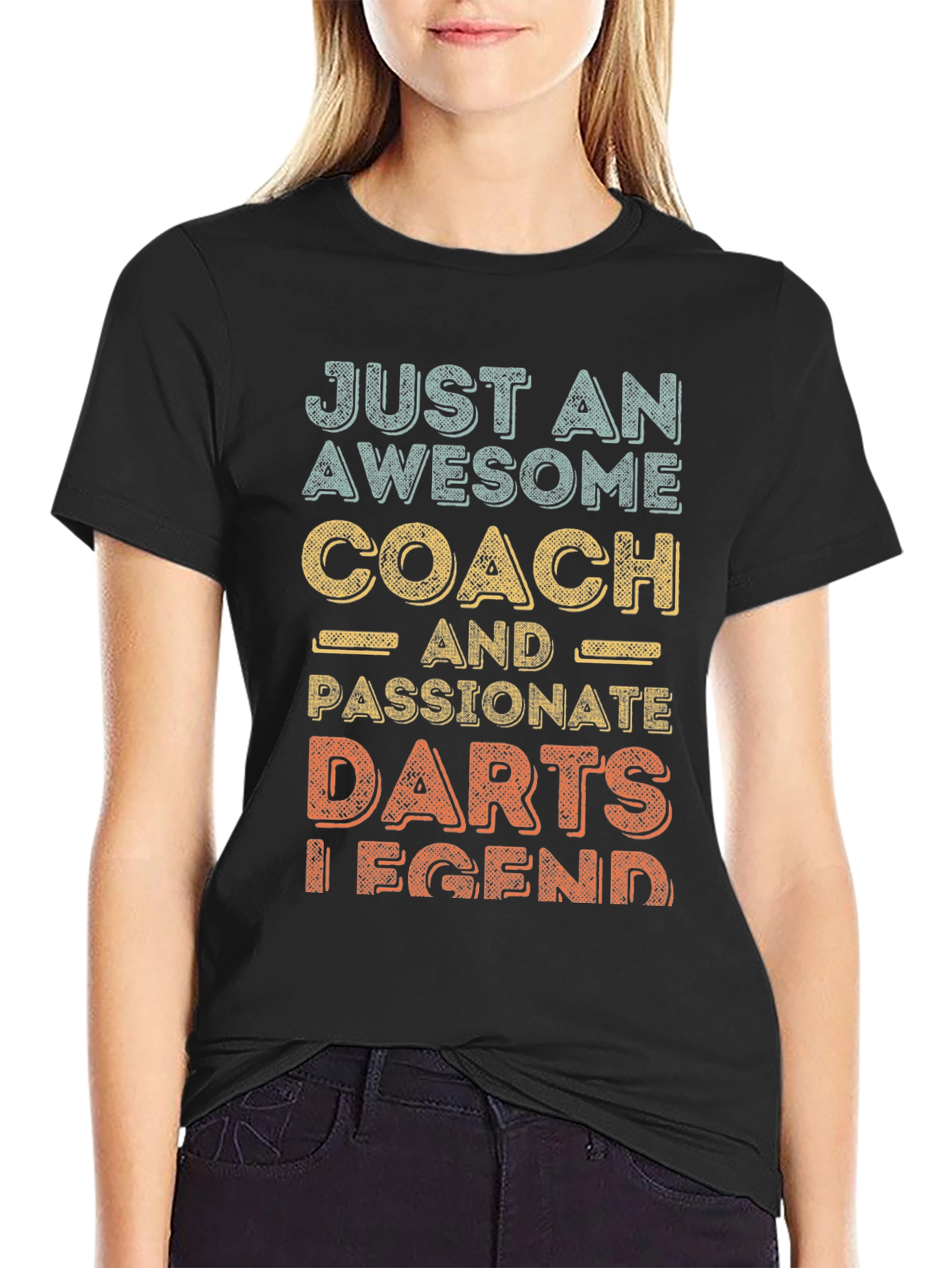 Awesome Darts Coach T-Shirt - Passionate Legend!