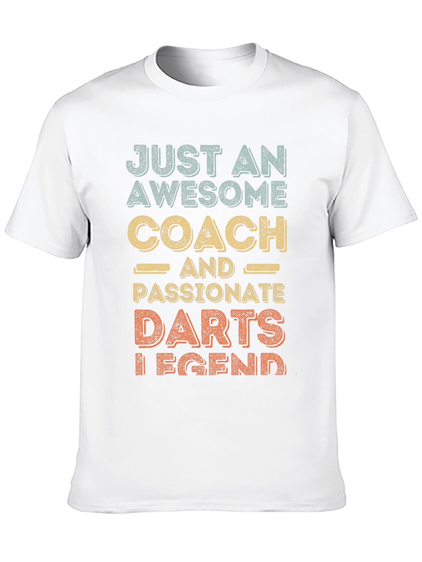 Awesome Darts Coach T-Shirt - Passionate Legend!