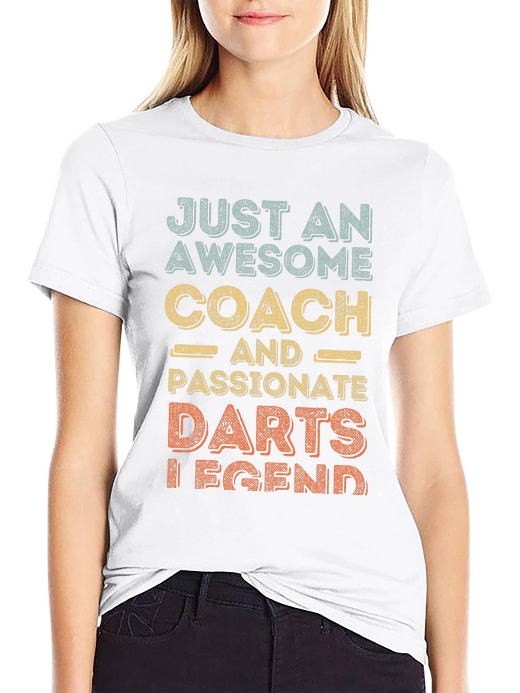 Awesome Darts Coach T-Shirt - Passionate Legend!