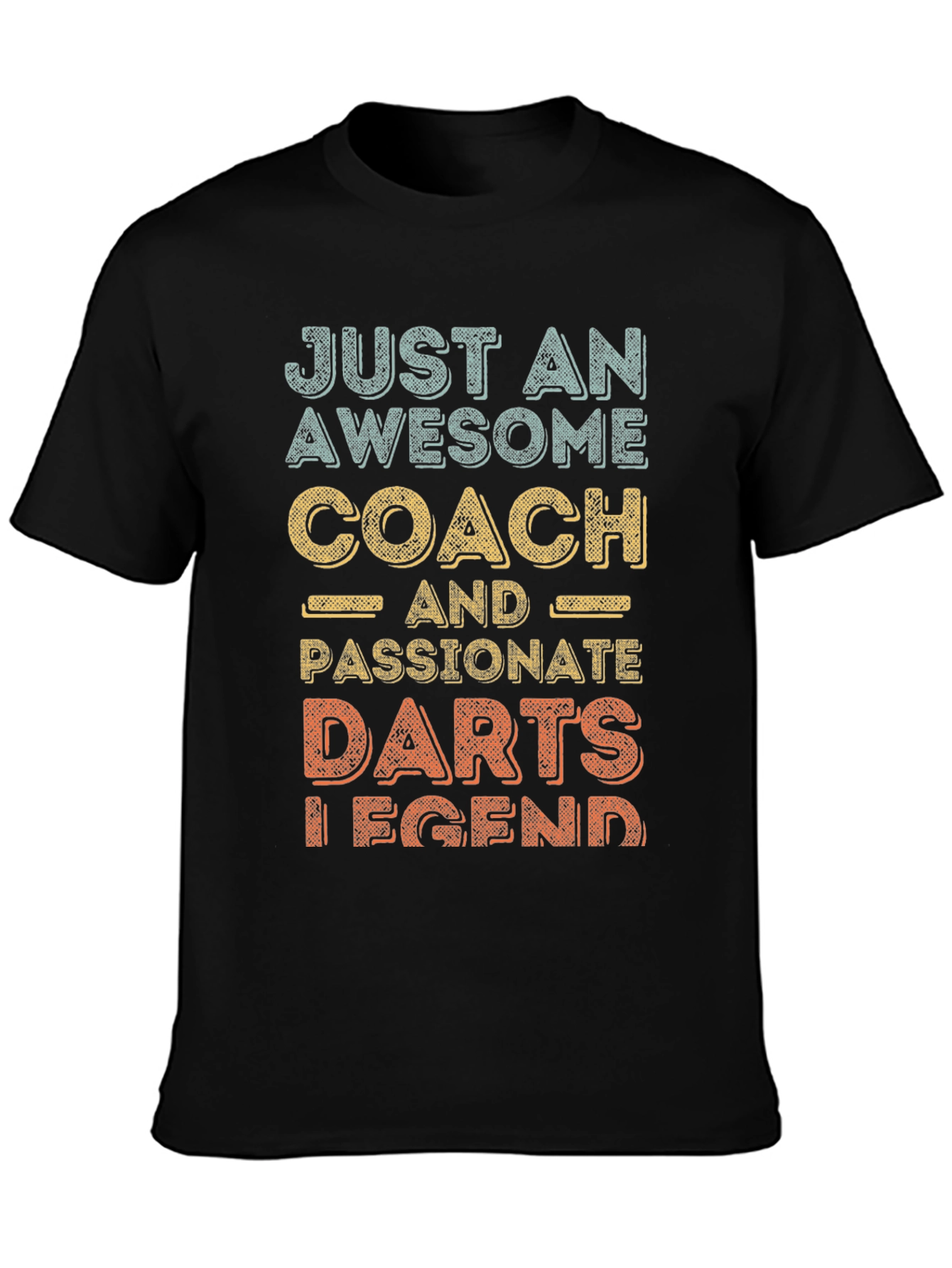 Awesome Darts Coach T-Shirt - Passionate Legend!