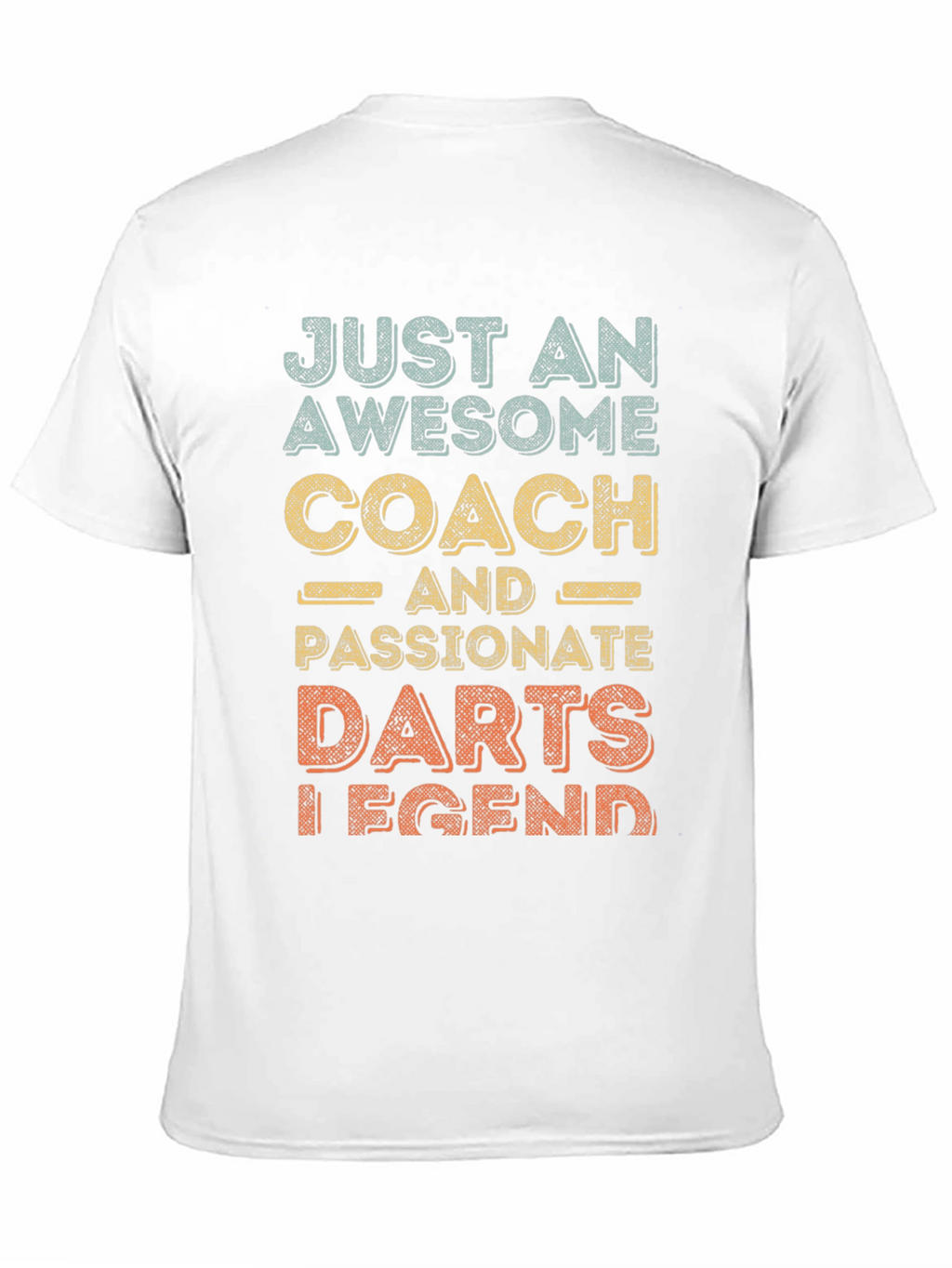 Awesome Darts Coach T-Shirt - Passionate Legend!