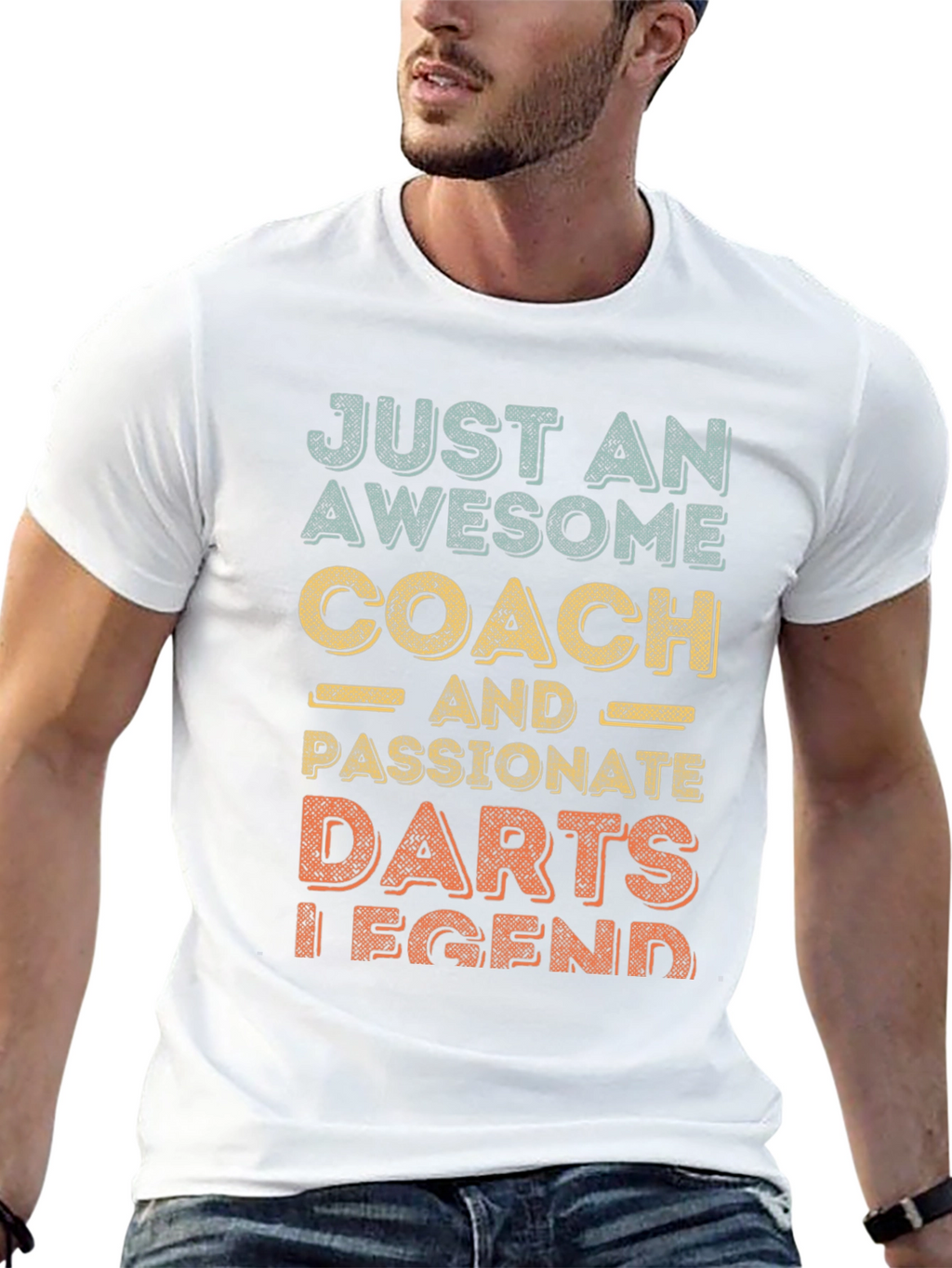 Awesome Darts Coach T-Shirt - Passionate Legend!