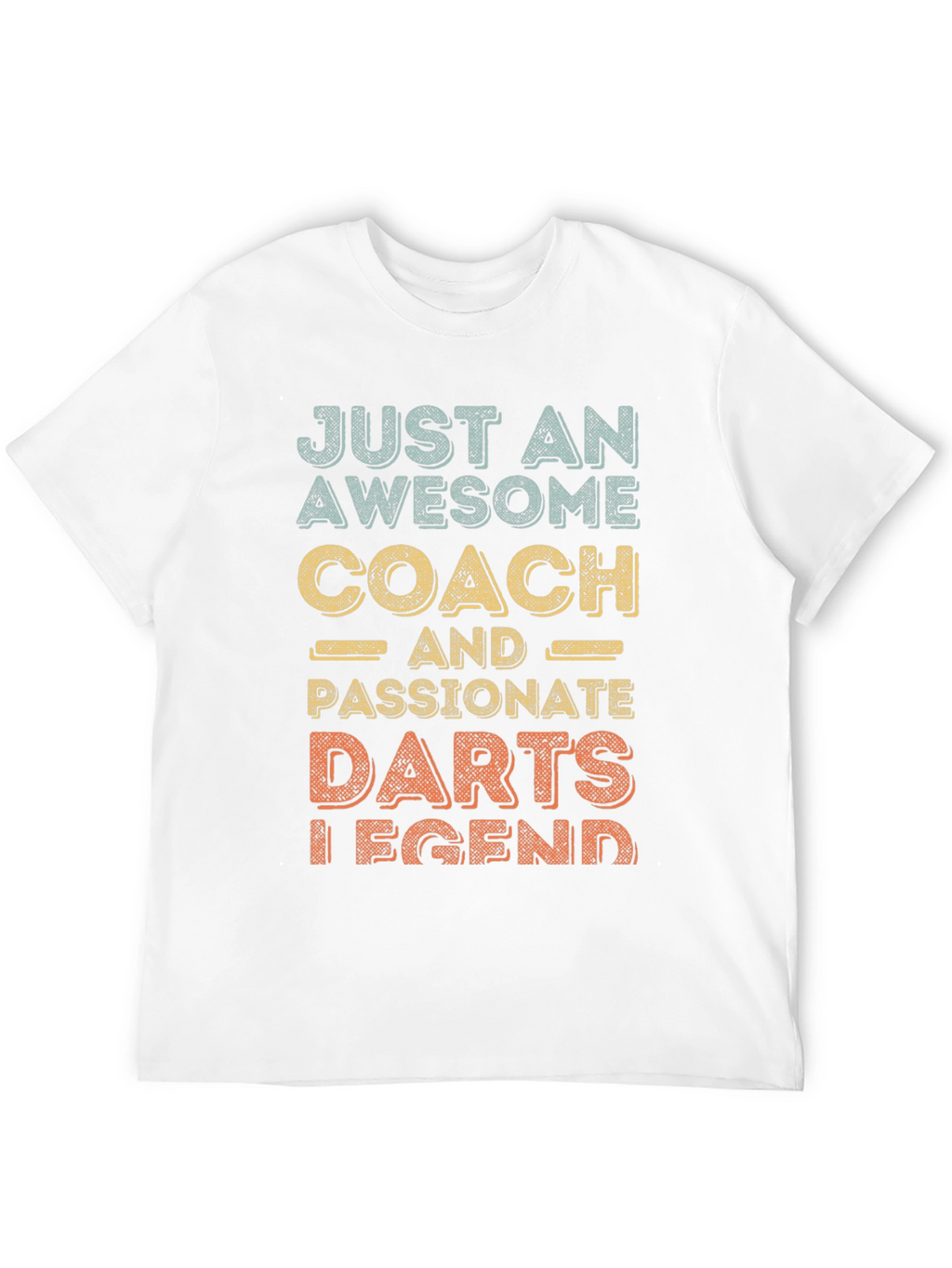 Awesome Darts Coach T-Shirt - Passionate Legend!