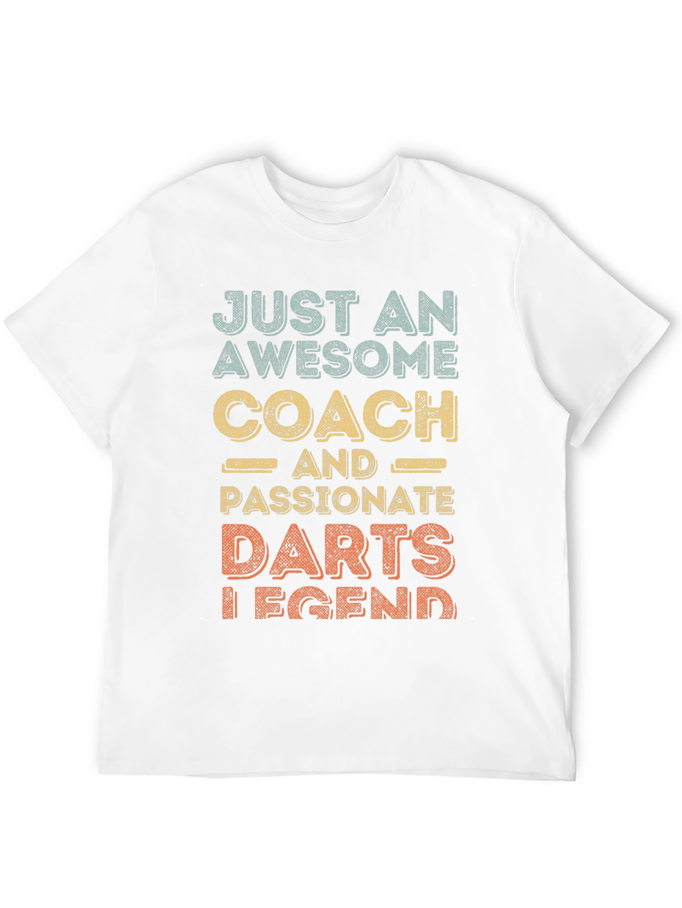 Awesome Darts Coach T-Shirt - Passionate Legend!