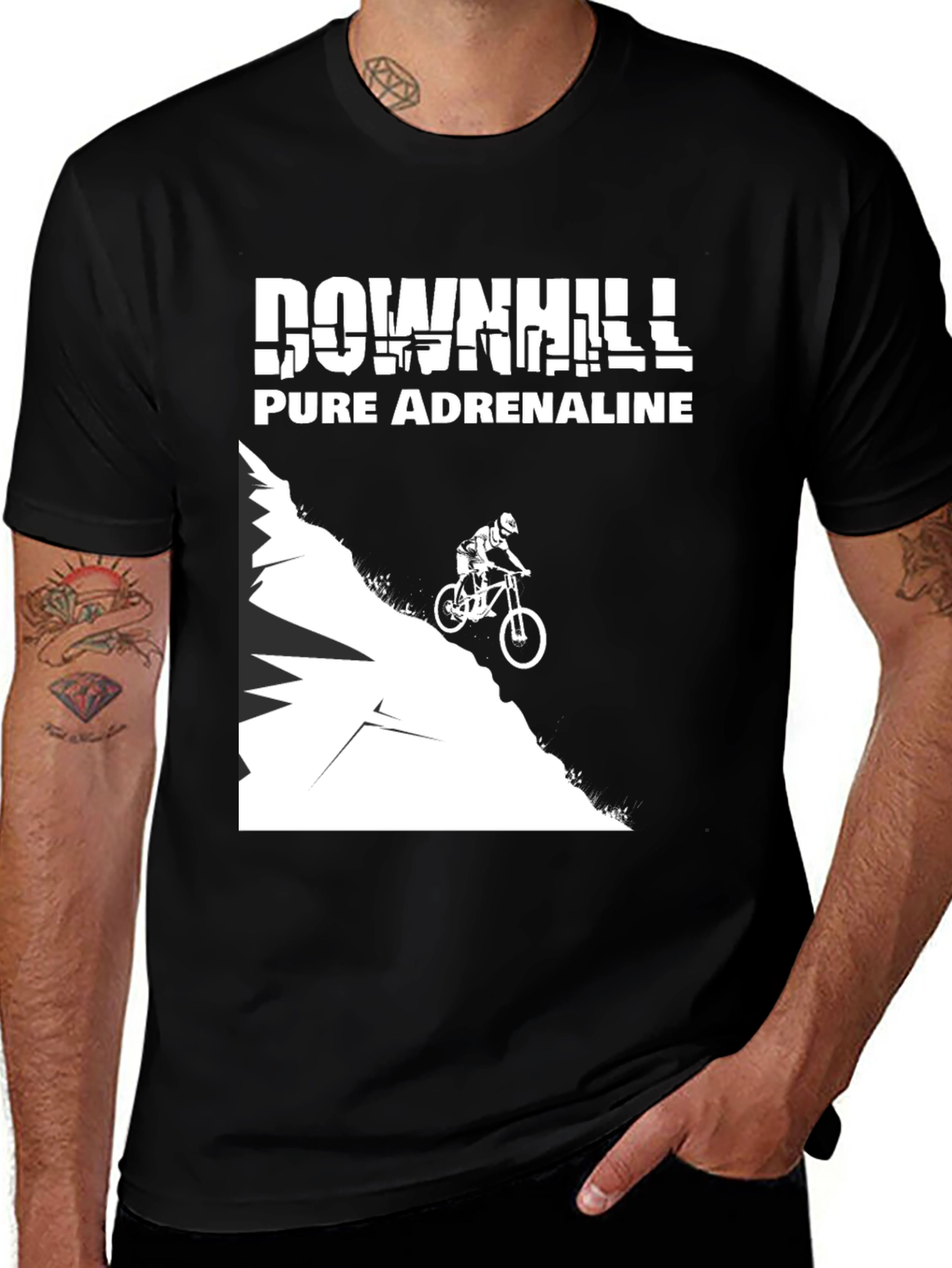Downhill Pure Adrenaline Graphic Tee