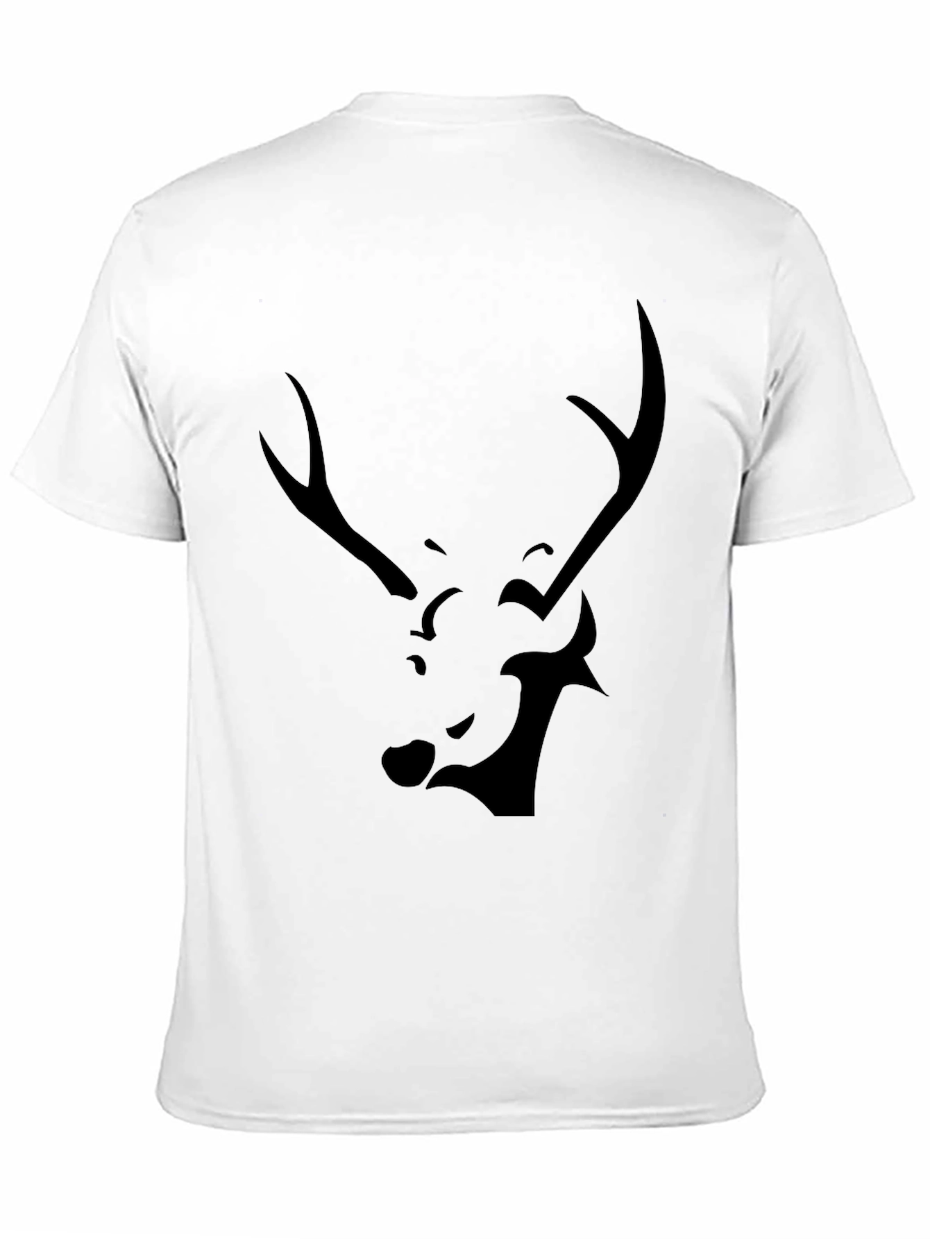 Black Deer Graphic Tee - Modern Style