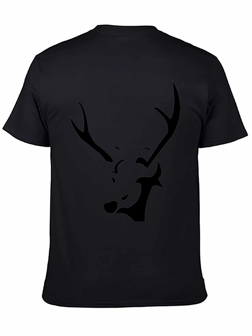 Black Deer Graphic Tee - Modern Style