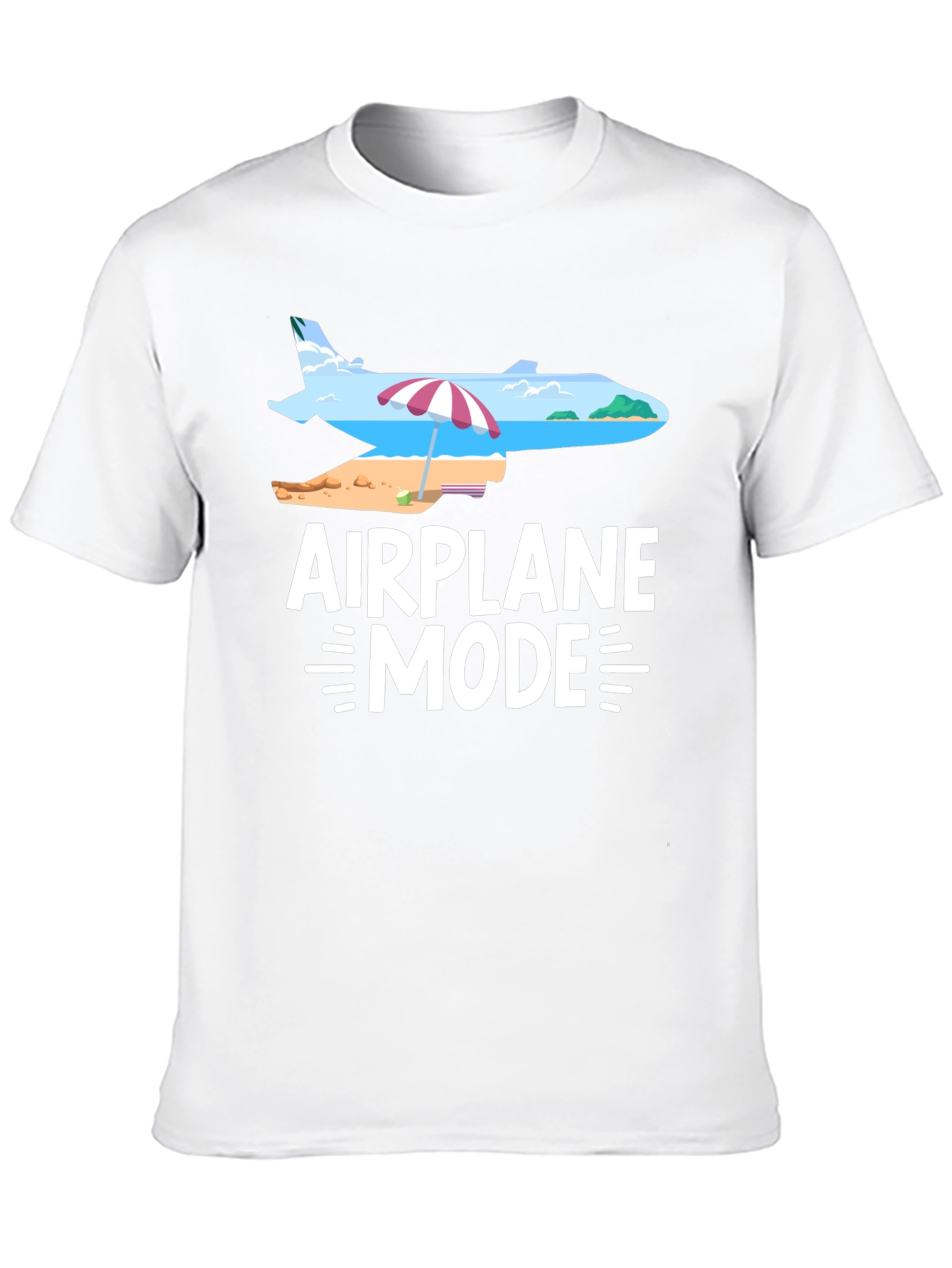 Airplane Mode Graphic Tee - Vacation Vibes