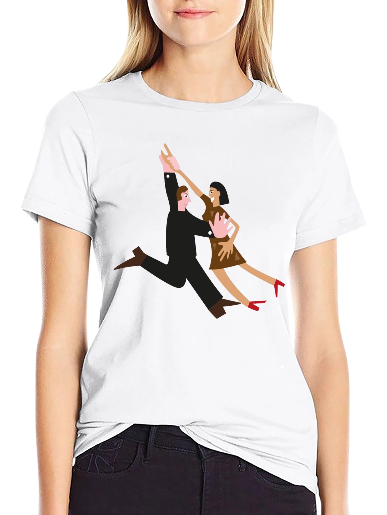 Dancing Couple Graphic T-Shirt