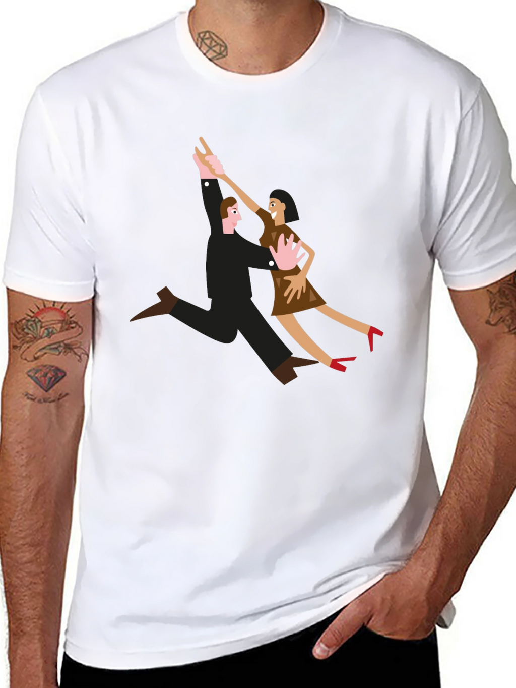 Dancing Couple Graphic T-Shirt
