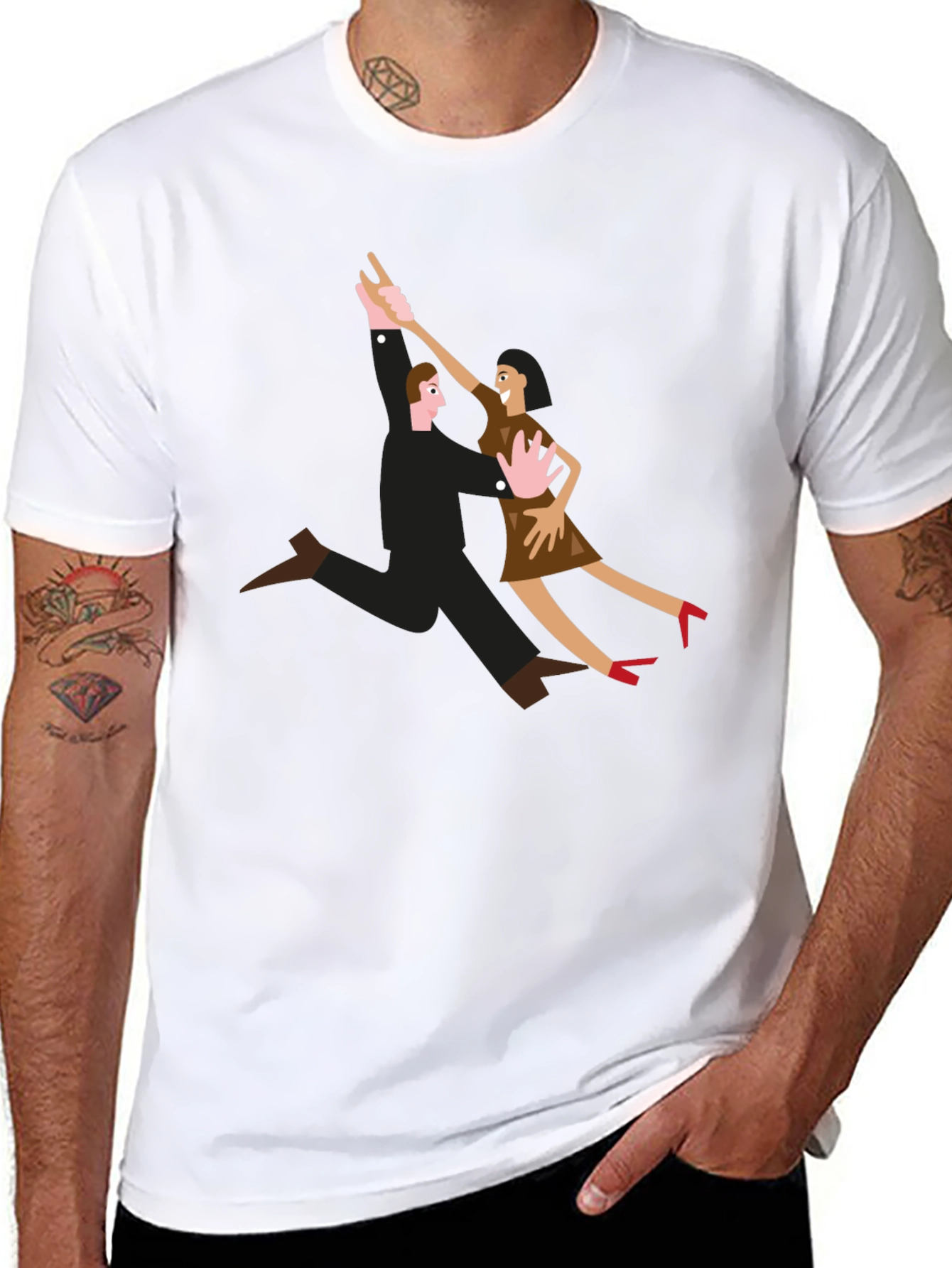 Dancing Couple Graphic T-Shirt