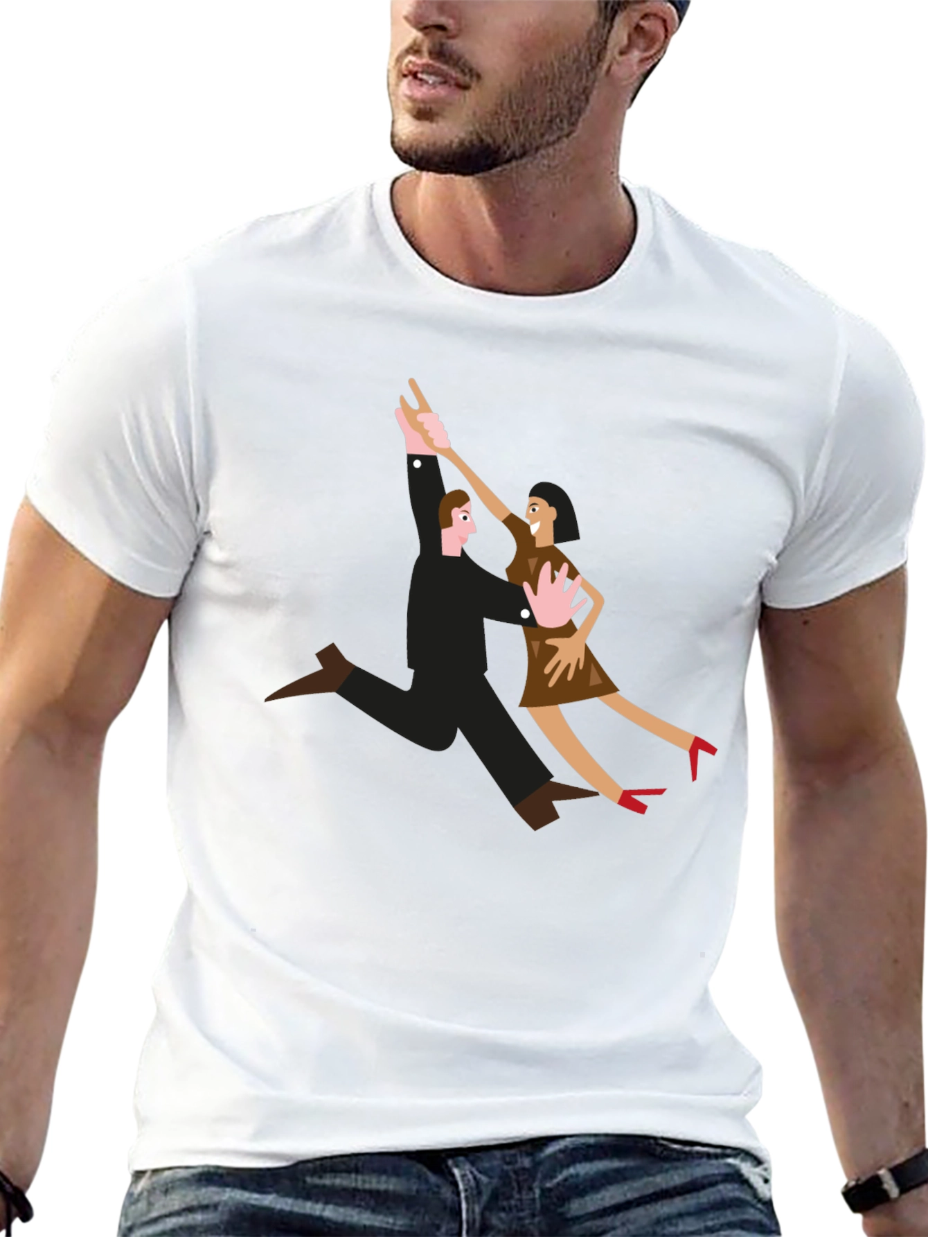 Dancing Couple Graphic T-Shirt