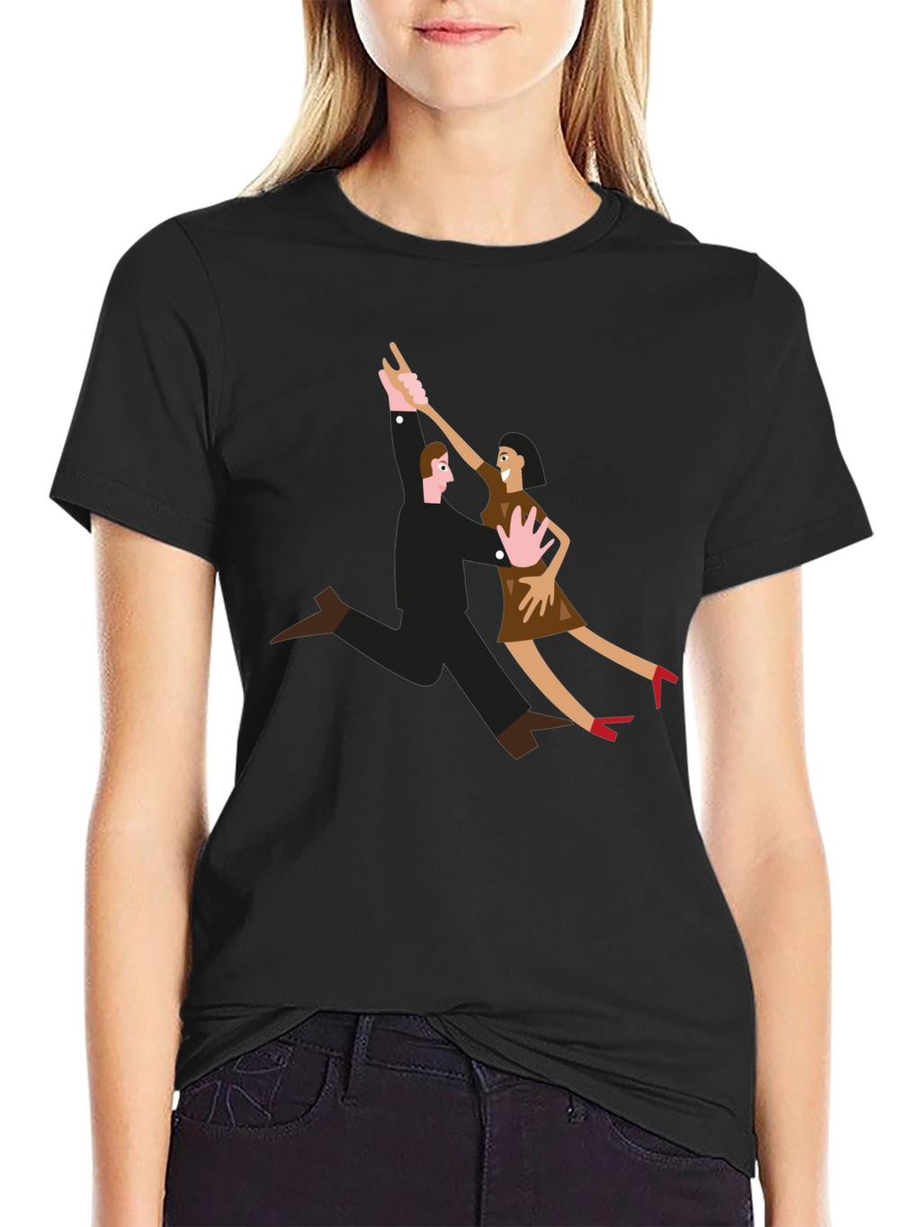 Dancing Couple Graphic T-Shirt