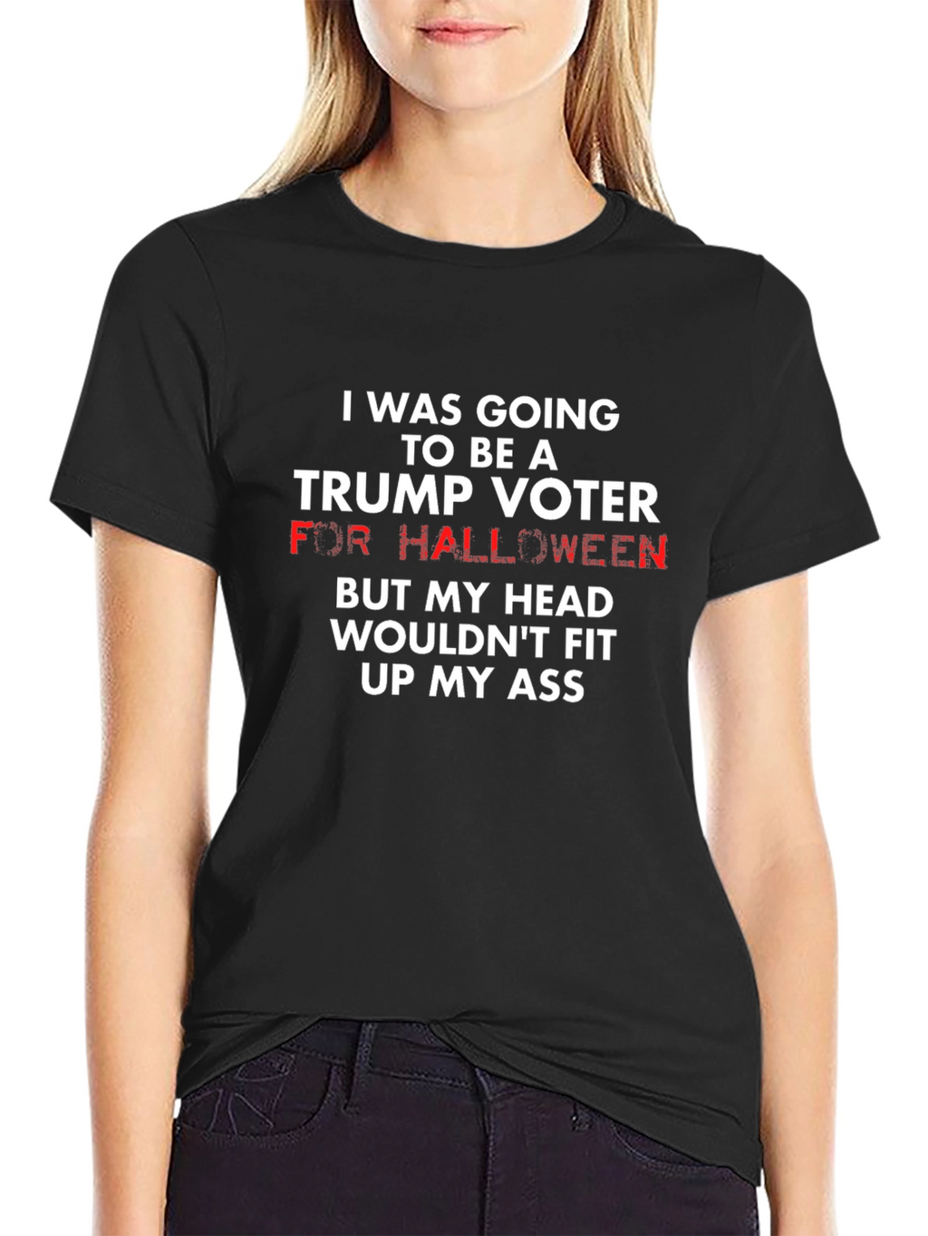 Funny Political T-Shirt: Trump Voter Halloween Humor