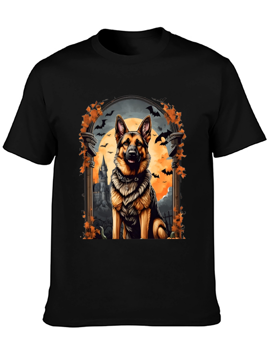 Halloween German Shepherd Dog T-Shirt