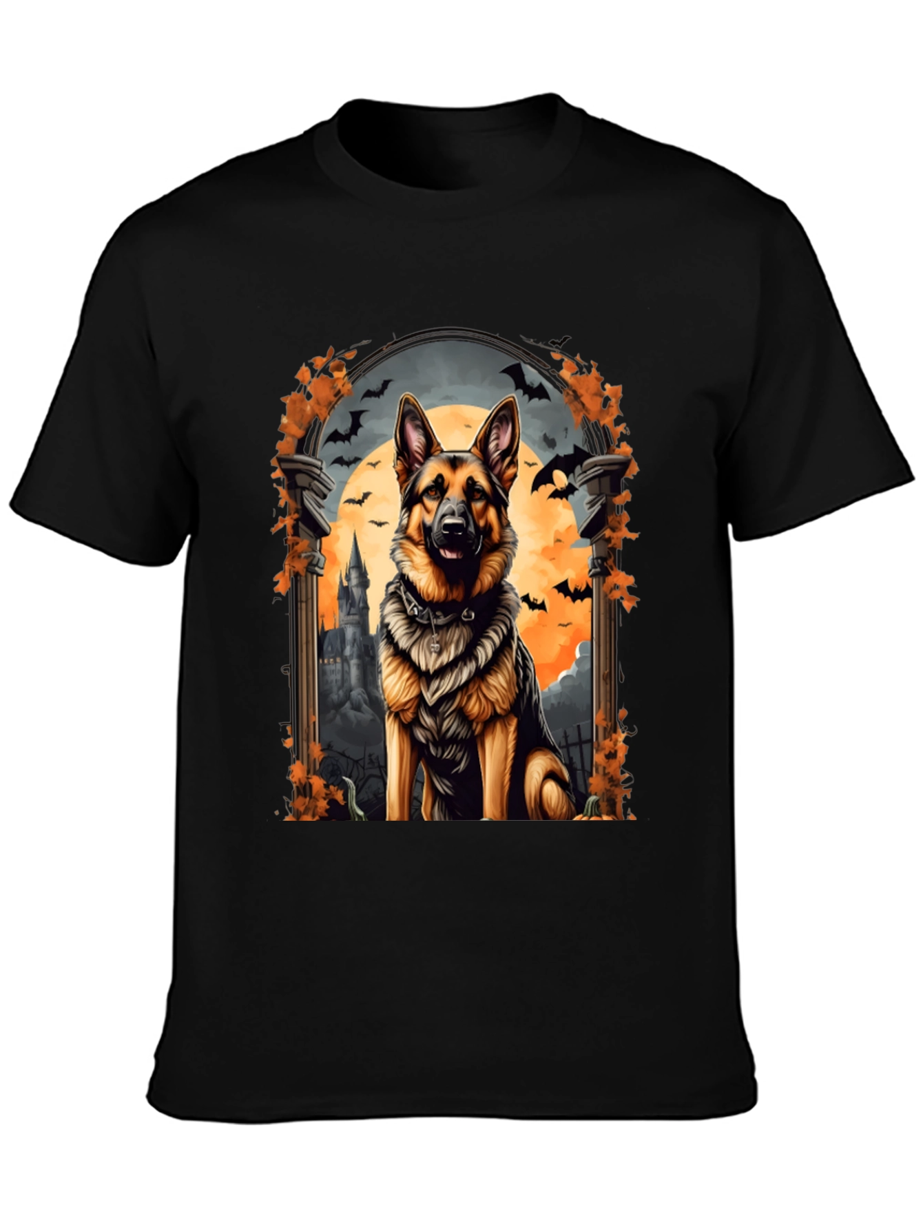 Halloween German Shepherd Dog T-Shirt