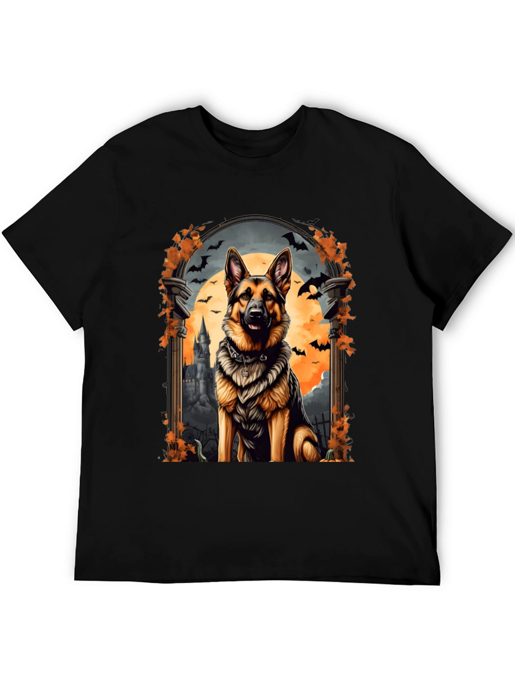 Halloween German Shepherd Dog T-Shirt
